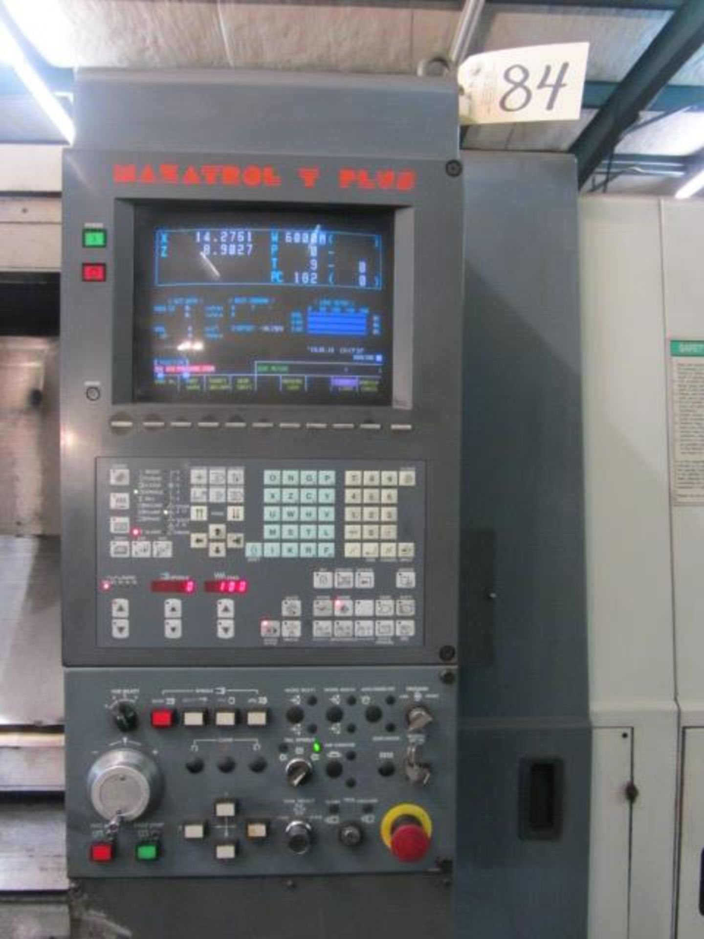 Mazak Slant Turn 40N CNC Turning Center with 18'' 3-Jaw Chuck, Approx 40'' Max Distance to - Image 2 of 9