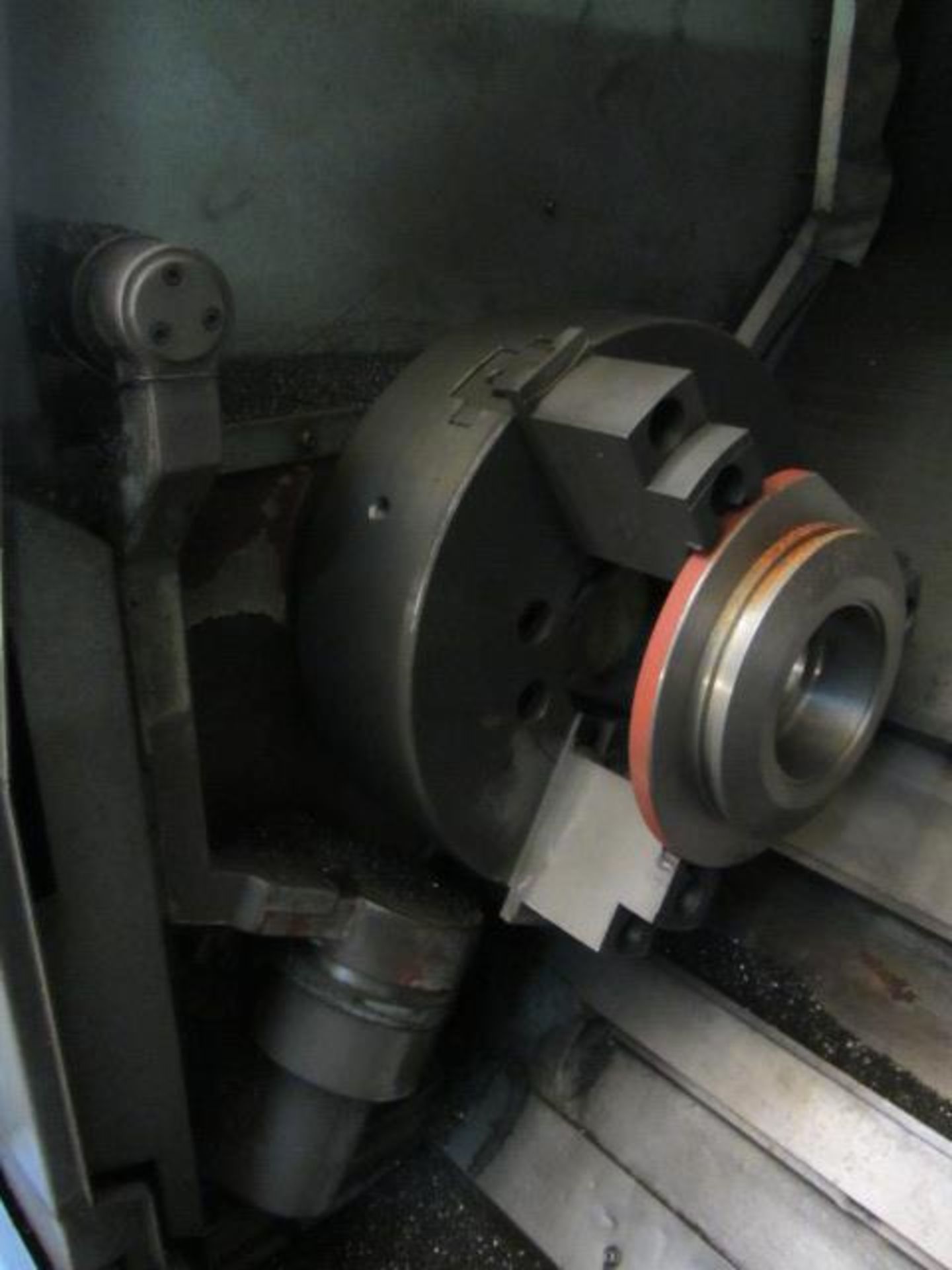 Mazak Slant Turn 40N CNC Turning Center with 18'' 3-Jaw Chuck, Approx 40'' Max Distance to - Bild 5 aus 9