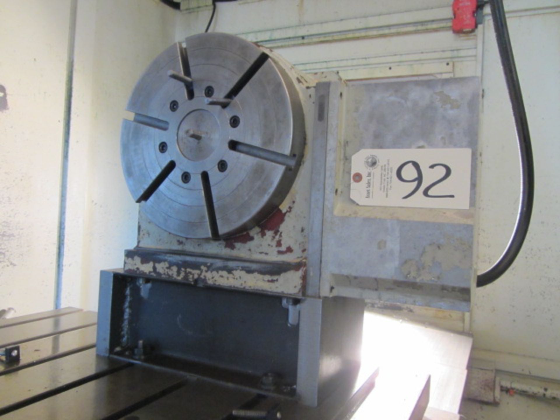 Yuasa 12'' Diameter Rotary Table, Tailstock, Yuasa Control - Image 2 of 8