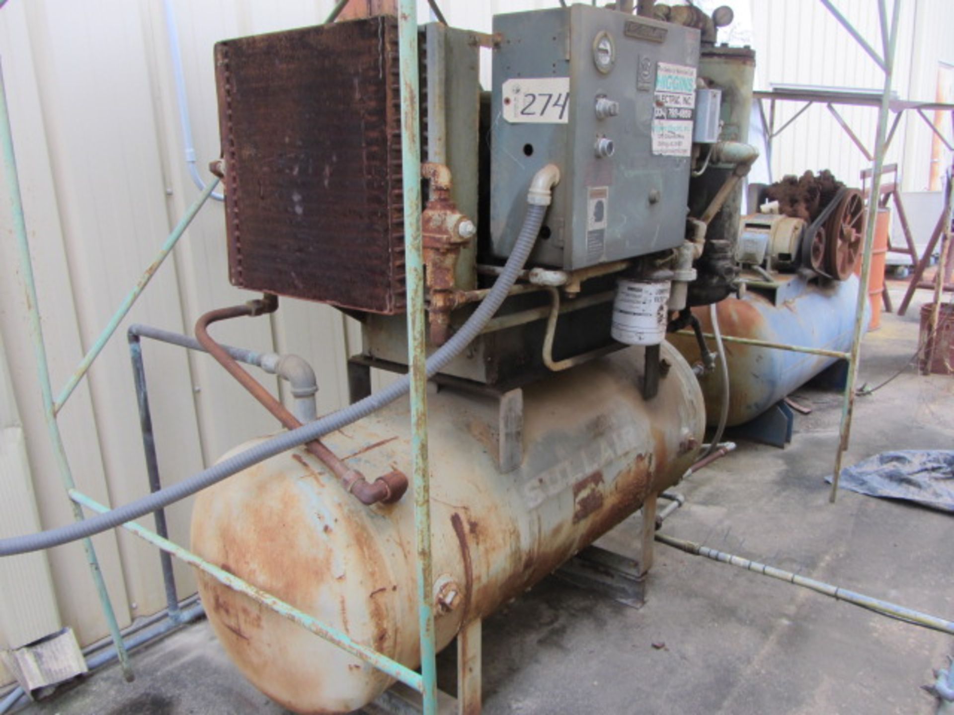 Sullair Model 10-25 25HP Air Compressor, sn:003-54493