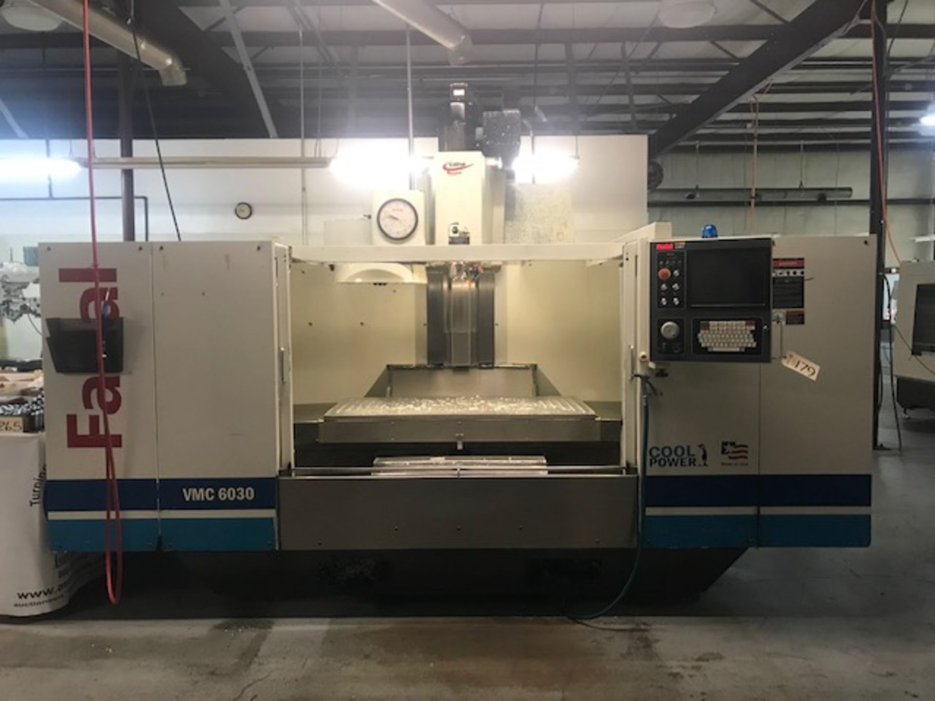 Fadal VMC 6030 CNC Vertical Machining Center with 62'' x 30'' Table, #40 Taper Spindle Speeds to - Image 3 of 7