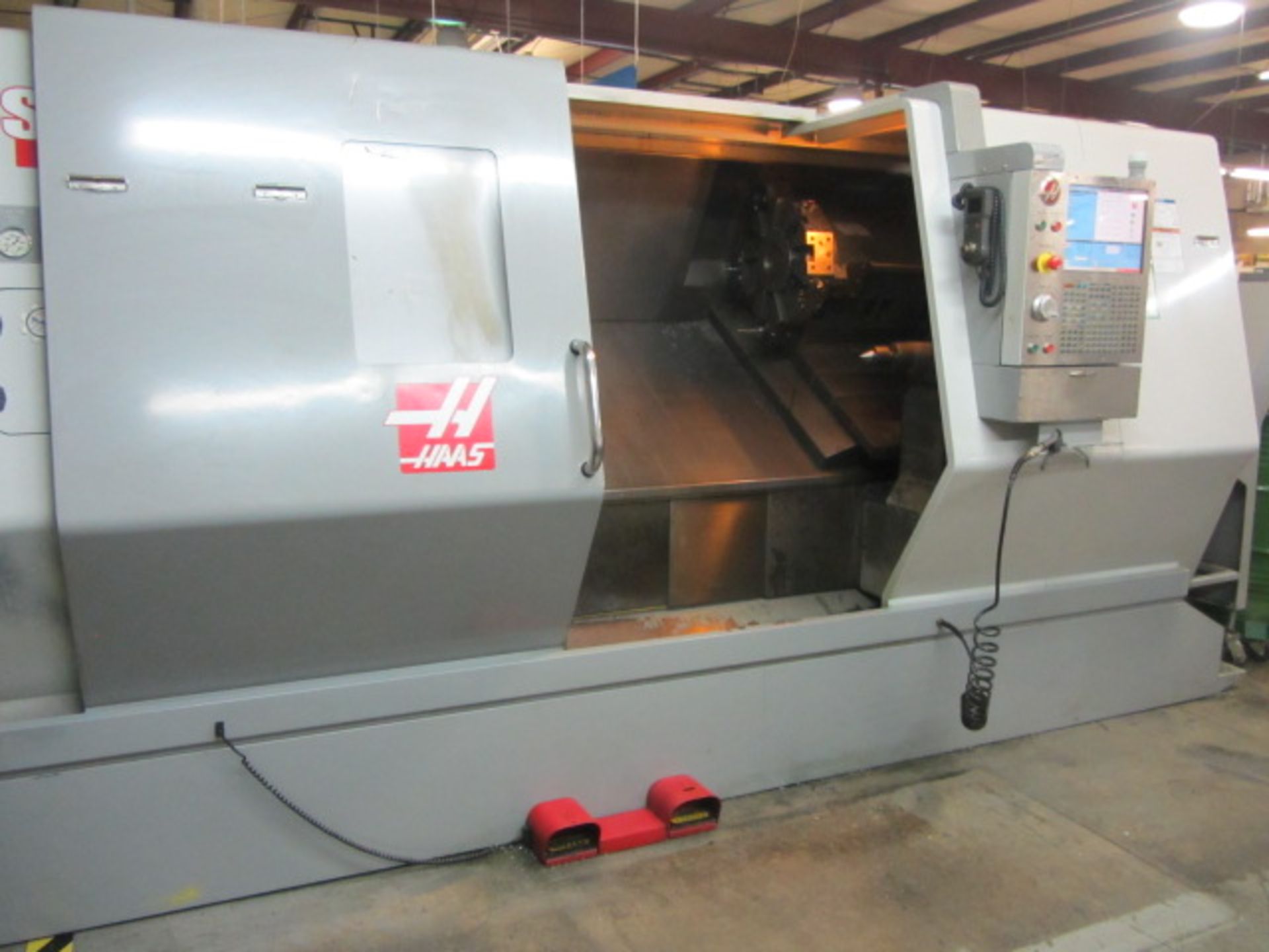 Haas SL40 CNC Turning Center with 15'' 3-Jaw Power Chuck, 4-1/2'' Bore, Approx 70'' Max Distance - Image 3 of 10