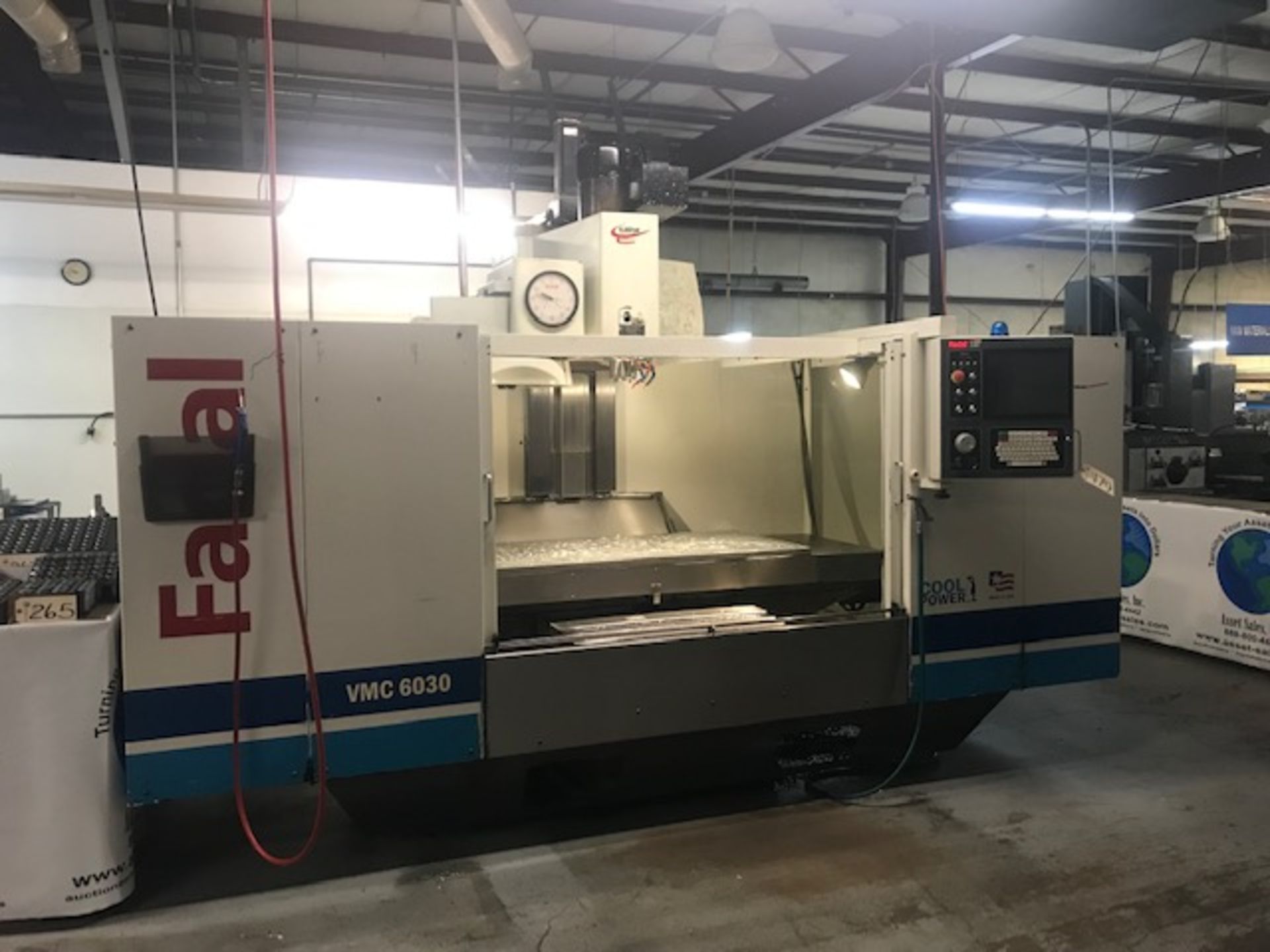 Fadal VMC 6030 CNC Vertical Machining Center with 62'' x 30'' Table, #40 Taper Spindle Speeds to - Image 2 of 7