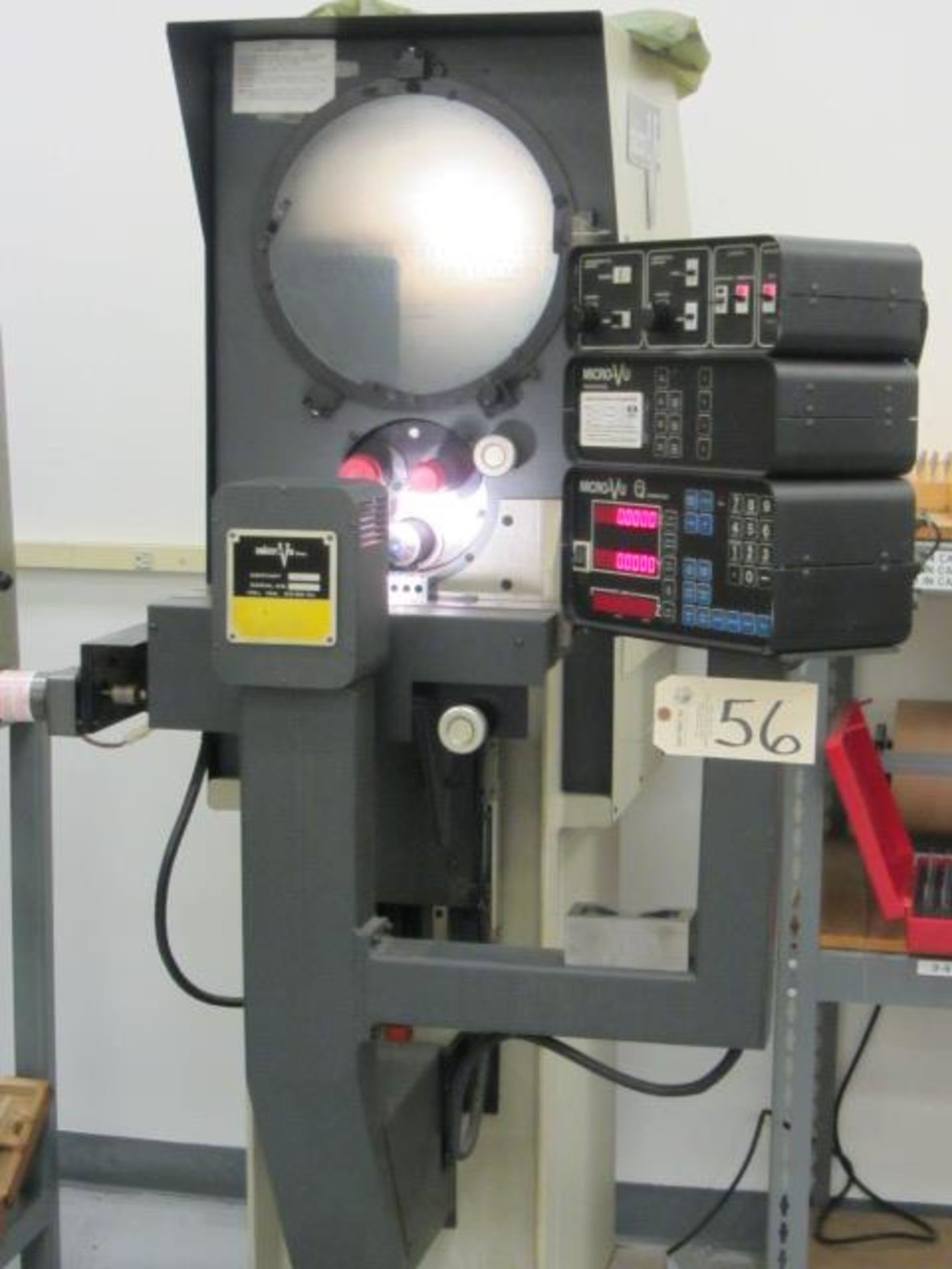 Microvu Model Century 2014 14'' Optical Comparator with Micro-VU Q-16 Computer Control, Edge - Image 5 of 6