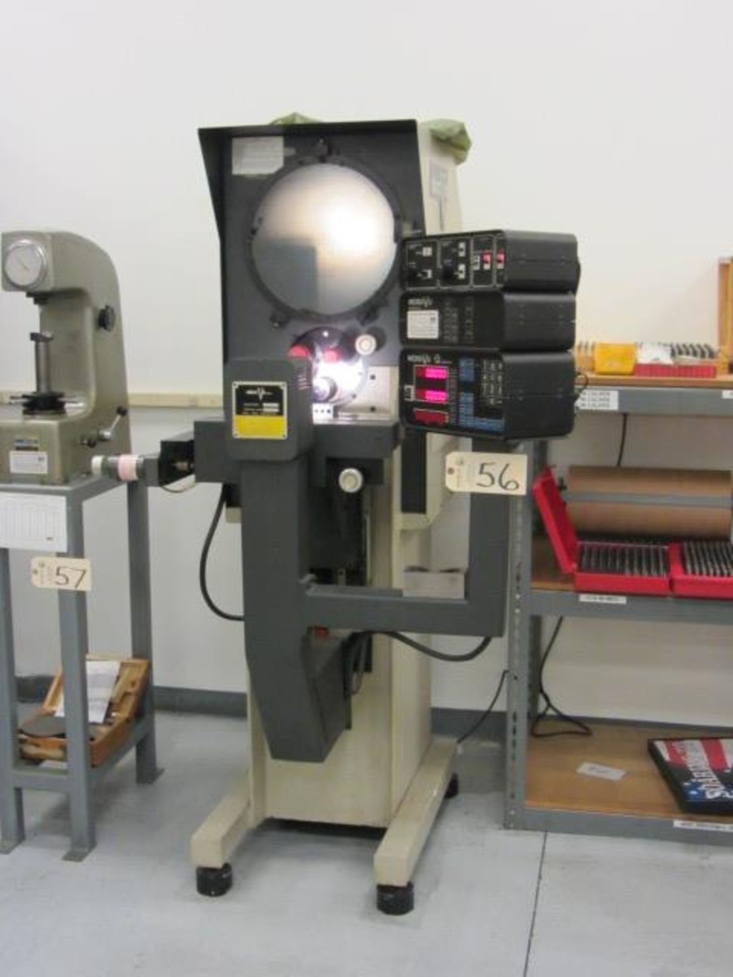 Microvu Model Century 2014 14'' Optical Comparator with Micro-VU Q-16 Computer Control, Edge - Image 6 of 6