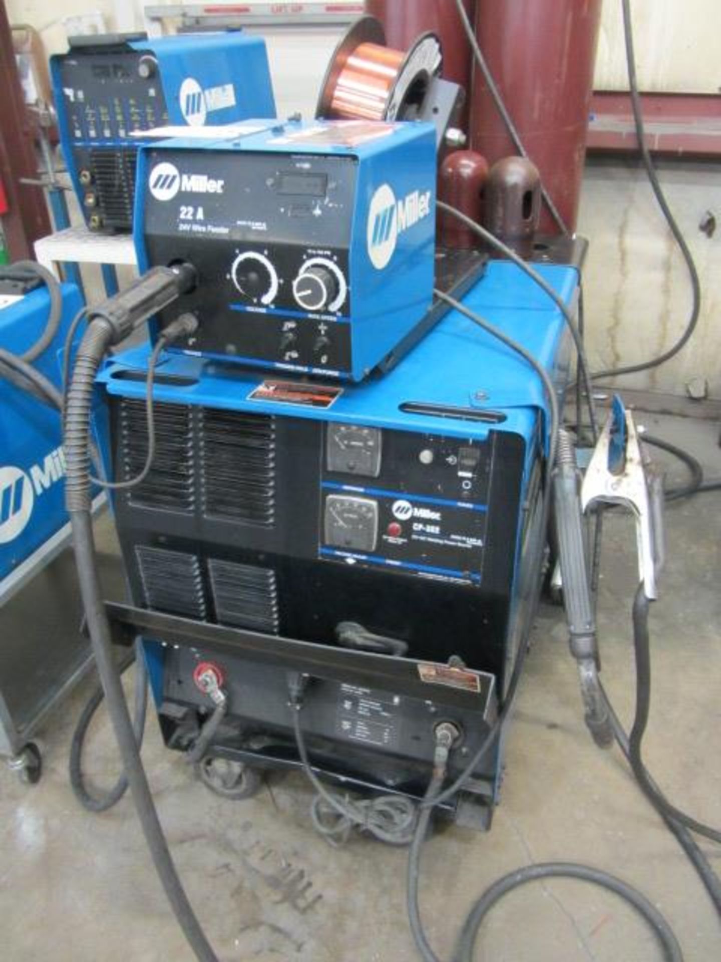 Miller CP-302 Welder with 22A Wire Feed, sn:LE497740