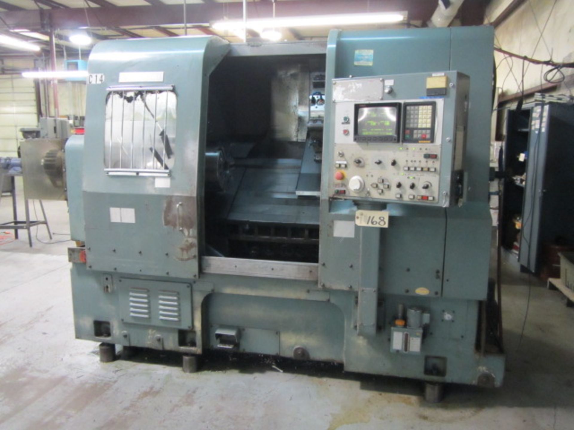 Mori Seiki SL-4 CNC Turning Center with 12'' 3-Jaw Power Chuck, 30'' Max Distance to Tailstock, - Bild 3 aus 10