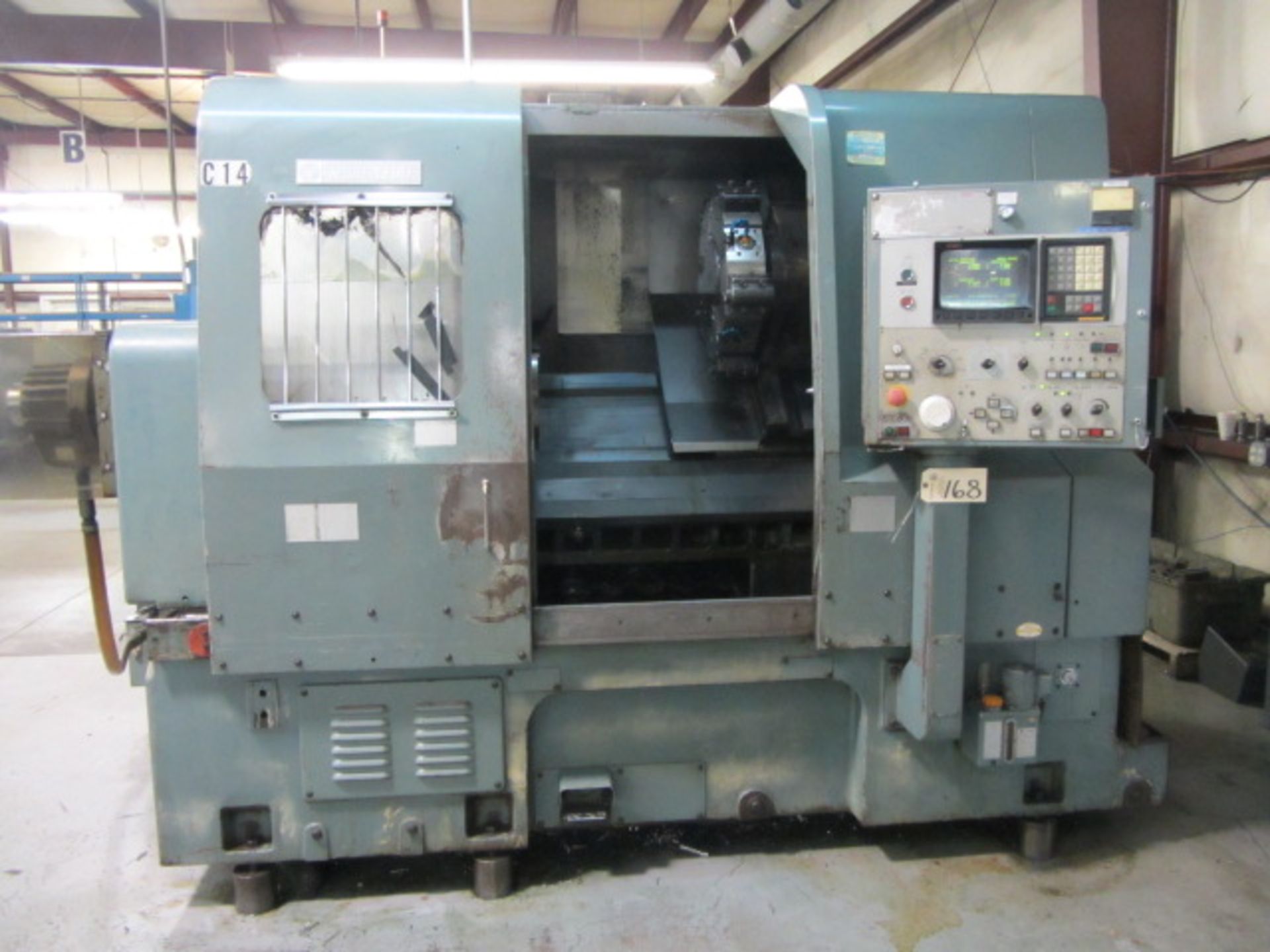 Mori Seiki SL-4 CNC Turning Center with 12'' 3-Jaw Power Chuck, 30'' Max Distance to Tailstock, - Bild 2 aus 10