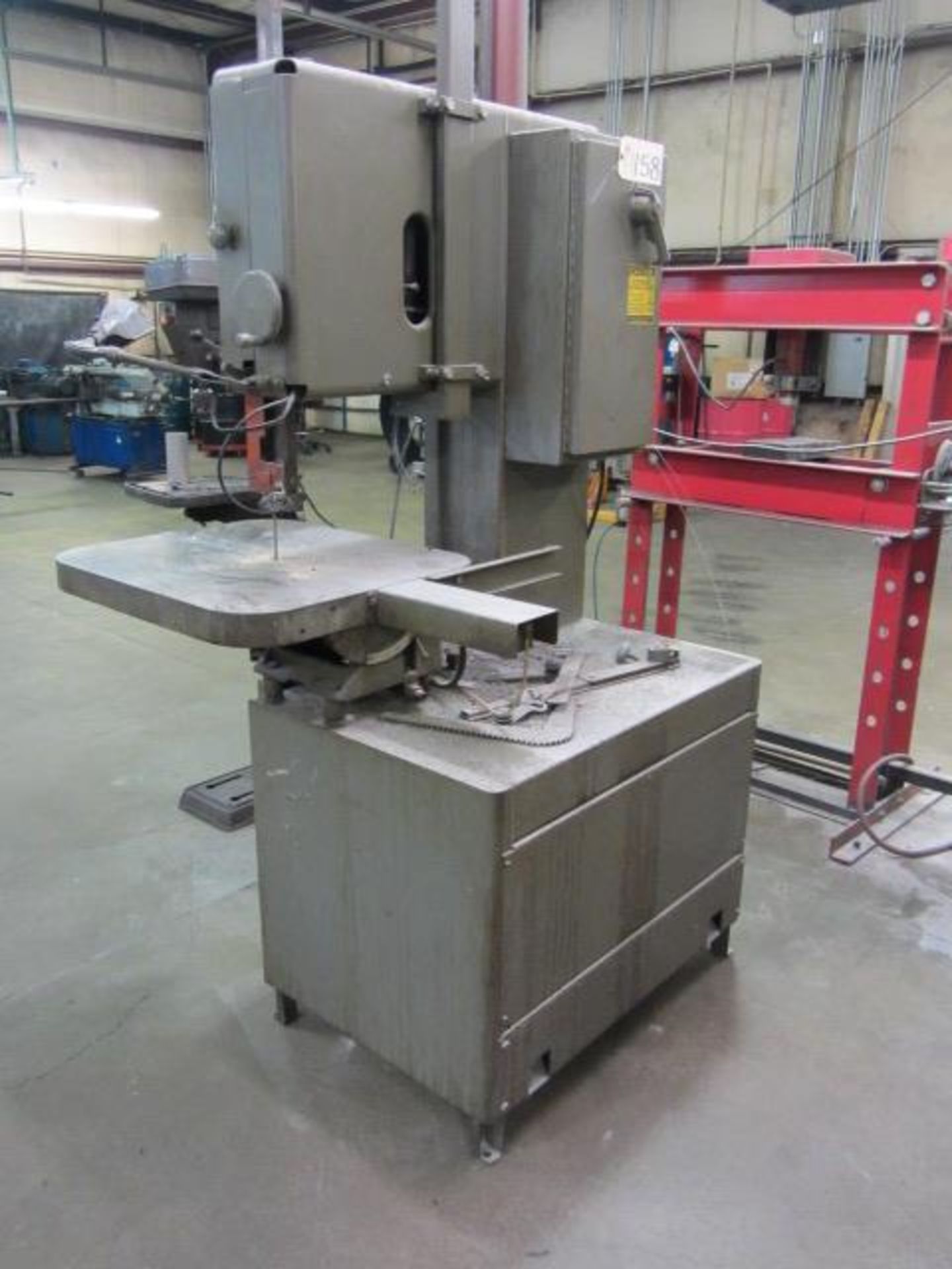 Grob Model 4V-18 18'' Vertical Bandsaw with 28'' x 24'' Hydraulic Feed & Tilt Table, Variable - Image 2 of 6