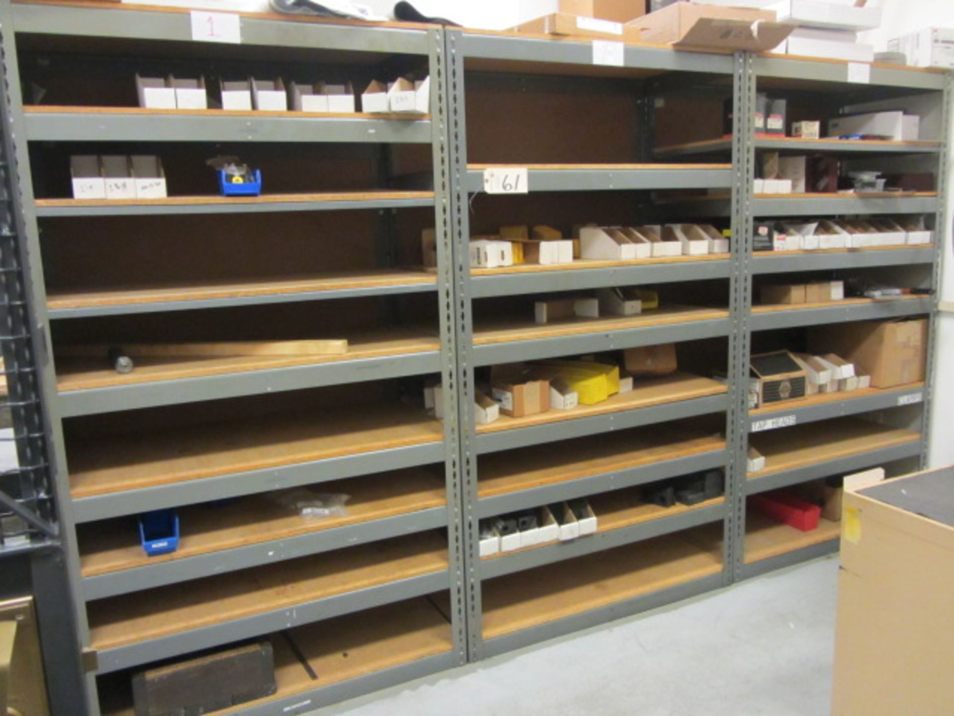 (3) Shelves with Contents