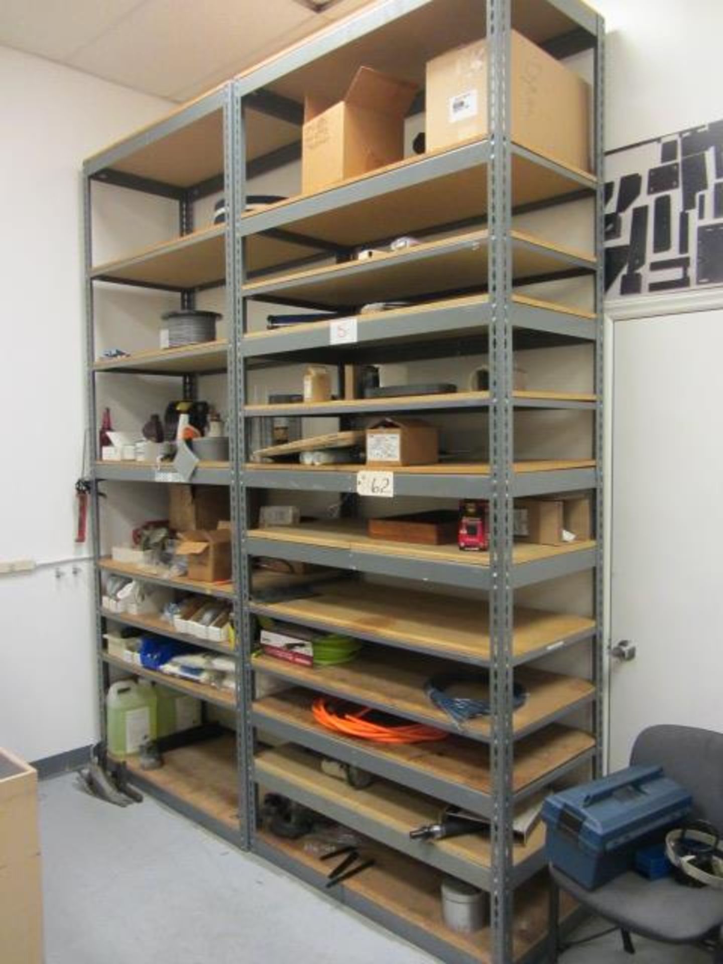 (3) Shelves with Contents