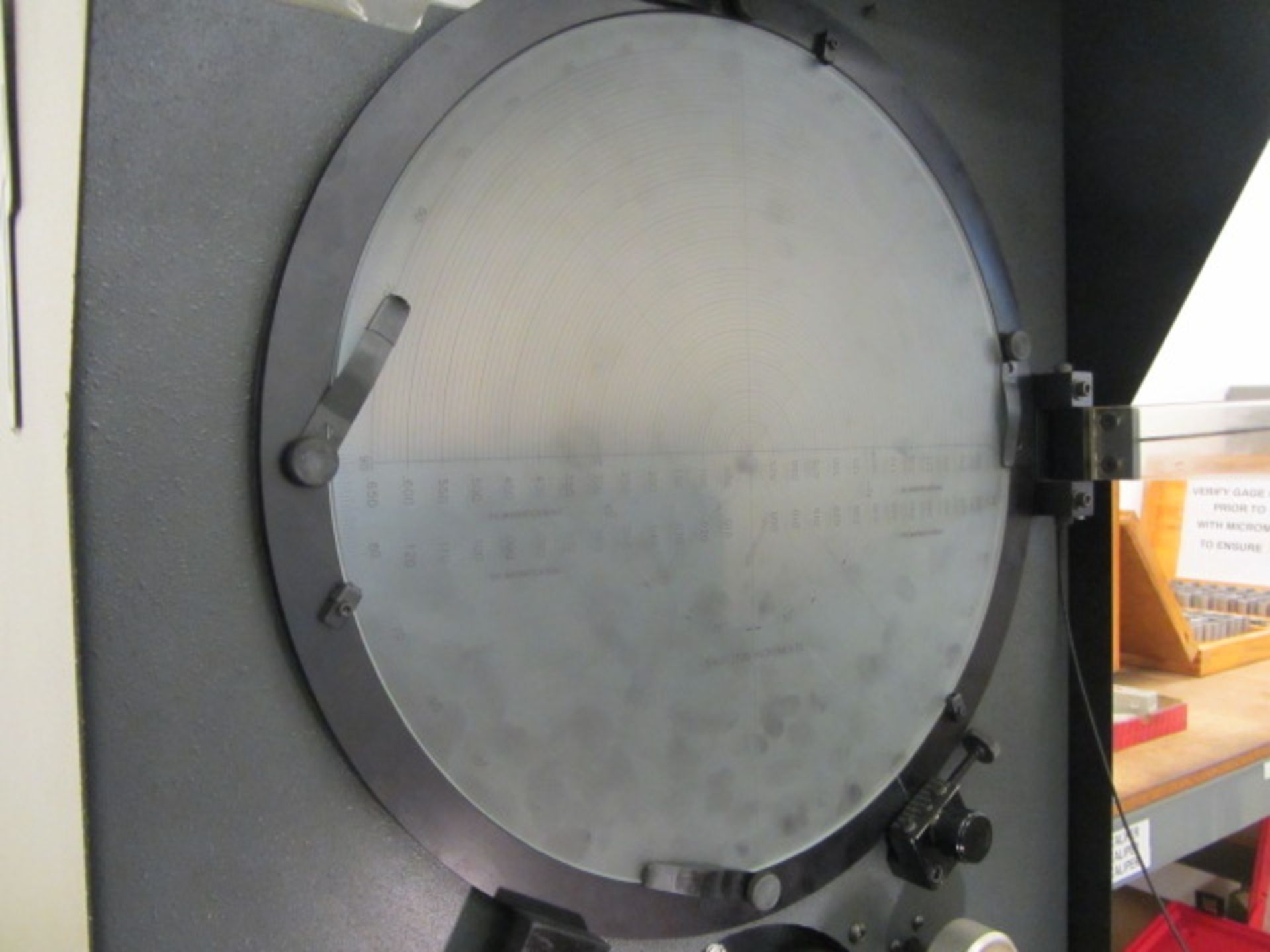 Microvu Model Century 2014 14'' Optical Comparator with Micro-VU Q-16 Computer Control, Edge - Image 3 of 6