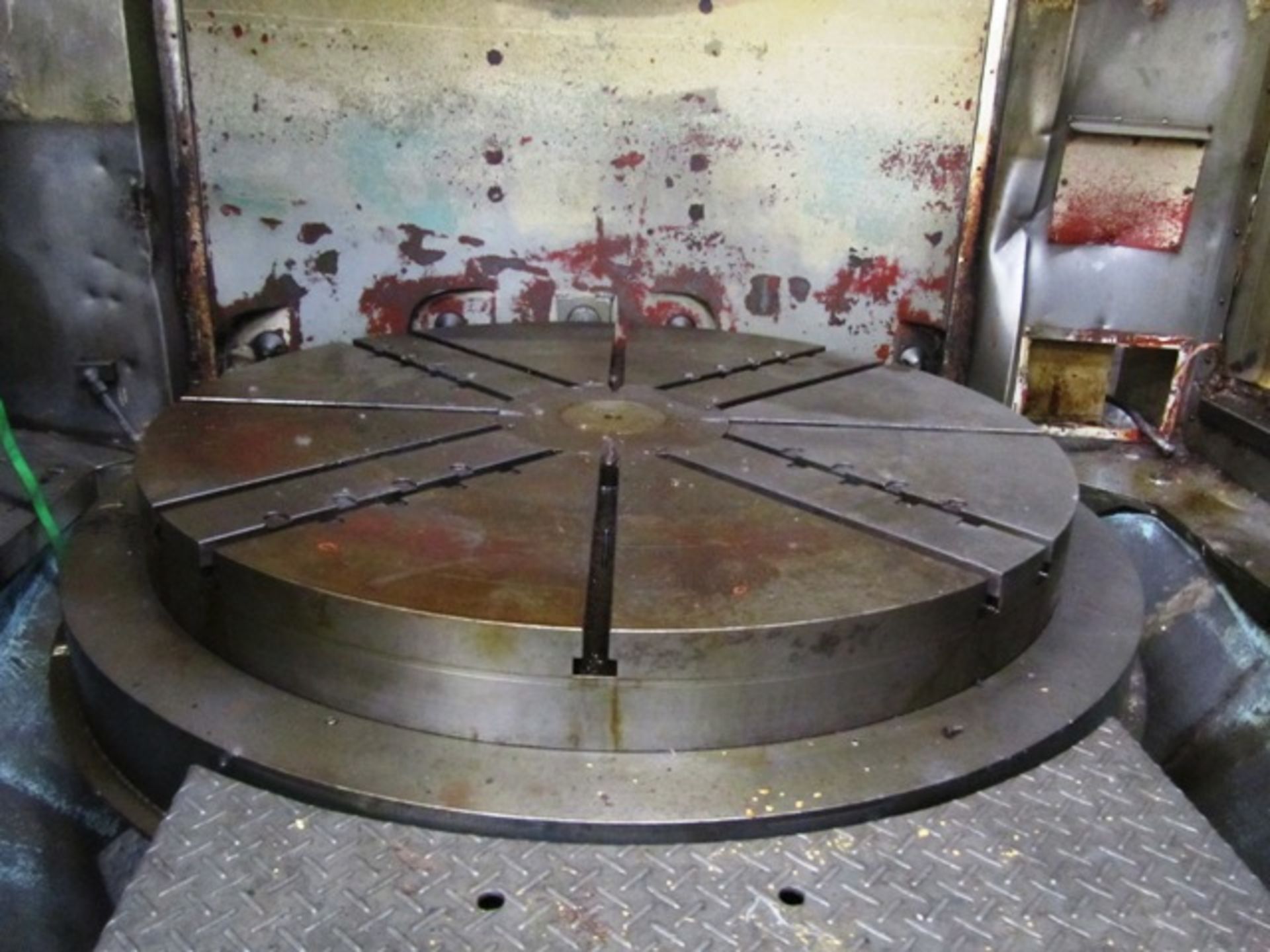 Toshiba TMD-13 CNC Vertical Boring Mill with 24-ATC, 49.18'' Table, 4-Jaw Chuck, 62.99'' Swing, 43. - Image 2 of 4
