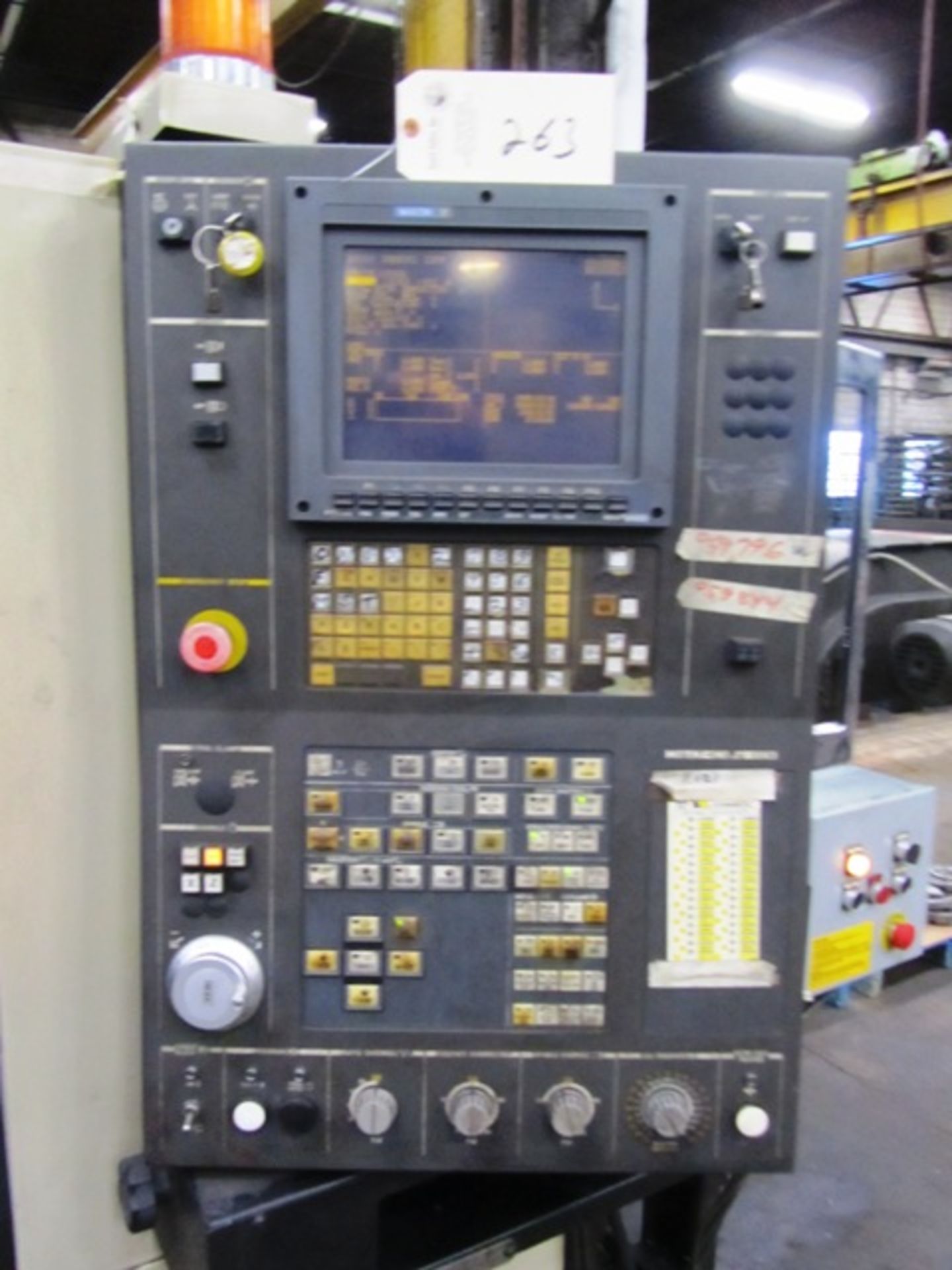 Hitachi Seiki HVP-20J CNC Chucker Lathe with 8'' 3-Jaw Chuck, 18.1'' Swing Over Bed, 15'' Max - Image 2 of 4