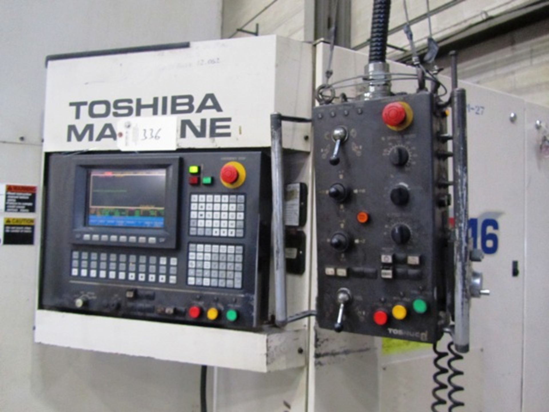 Toshiba BTD-110.R16 4.33'' CNC Table Type Horizontal Boring Mill with 38-ATC, 78.74'' X-Axis, 70. - Image 2 of 8