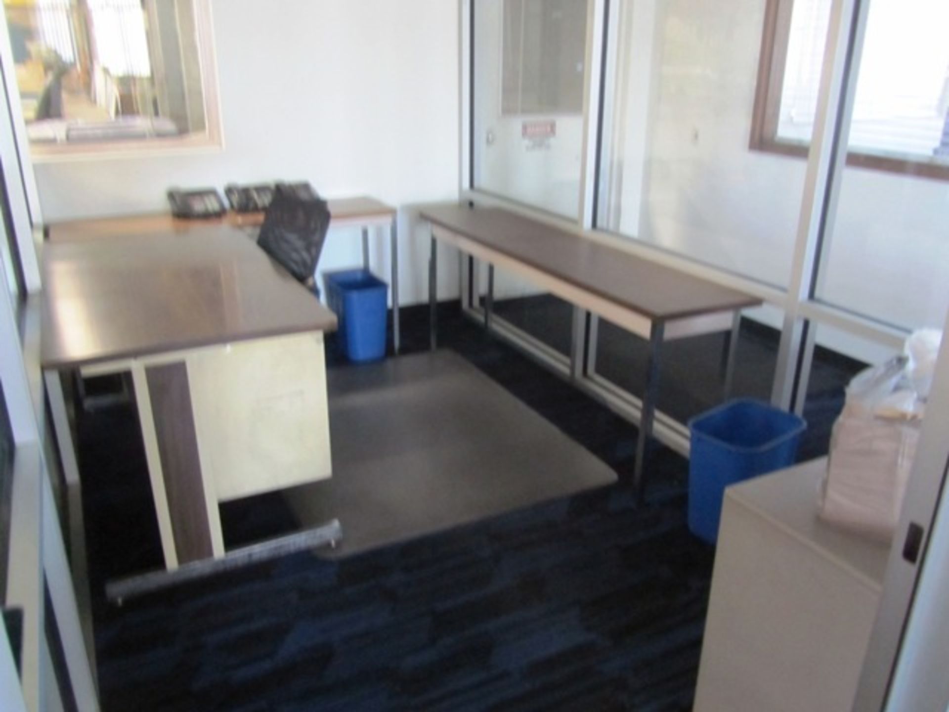 Contents of Office consisting of Desk, Chair, Lateral Cabinet