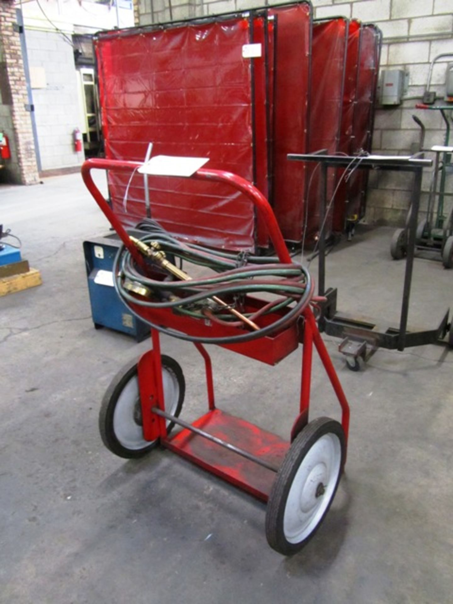 Portable Welding Cart with Torch