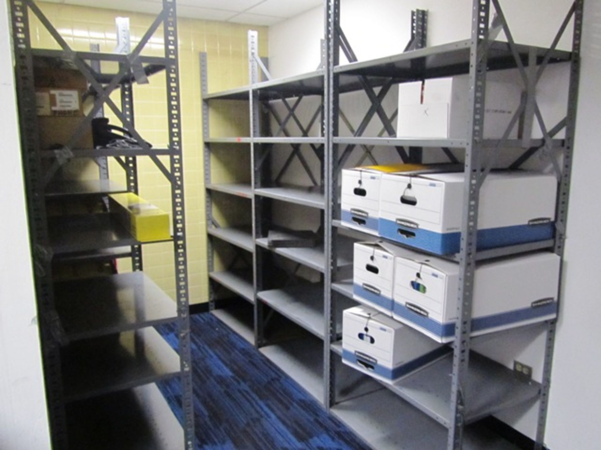 Shelves (in supply room)
