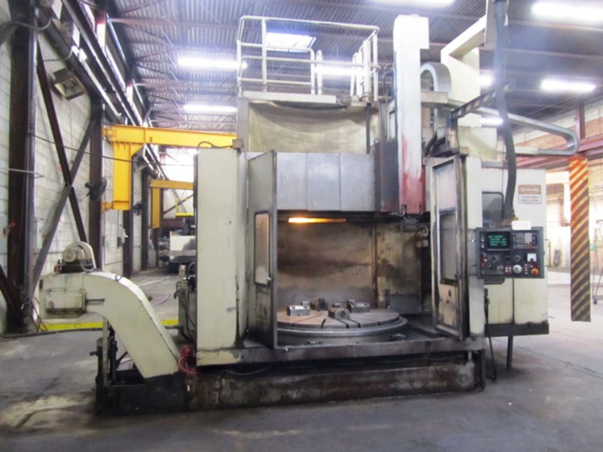 Toshiba TXN-16 CNC Vertical Boring Mill with 12-ATC, 62.99'' Table, 4-Jaw Chuck, 78.74'' Turning - Image 4 of 6