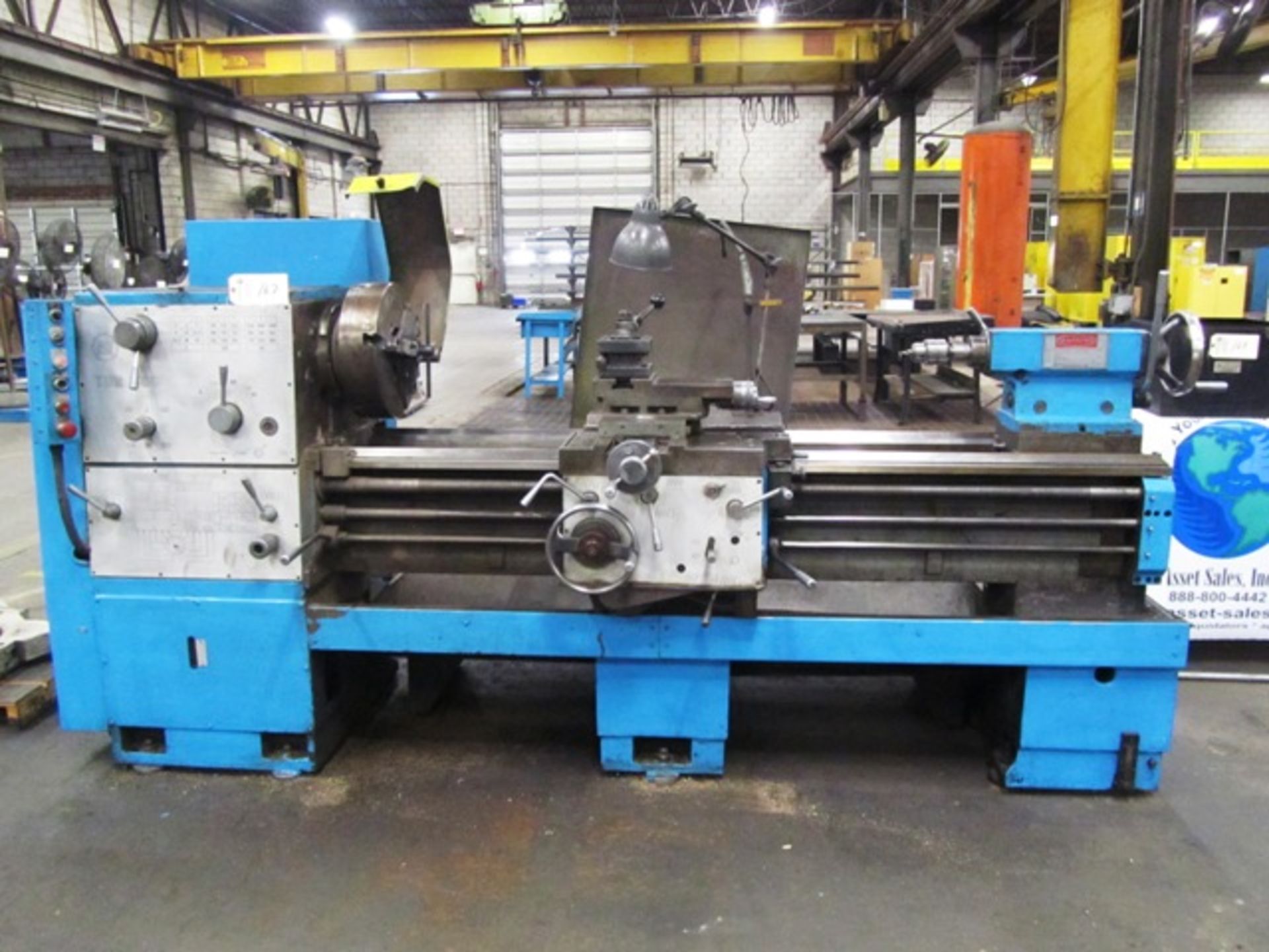 Toolmex Model TUR-560 22'' x 60'' Manual Lathe with Taper Attachment, 15'' 3-Jaw Chuck, Tailstock,