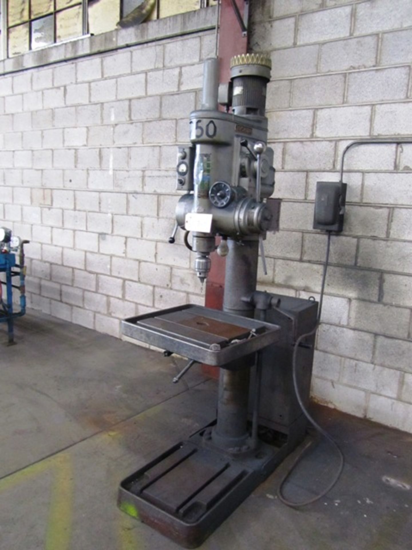 Yoshida Model YUD-540 20'' Drill Press with 20'' x 24'' T-Slotted Table, Spindle Speeds to 1150 RPM,