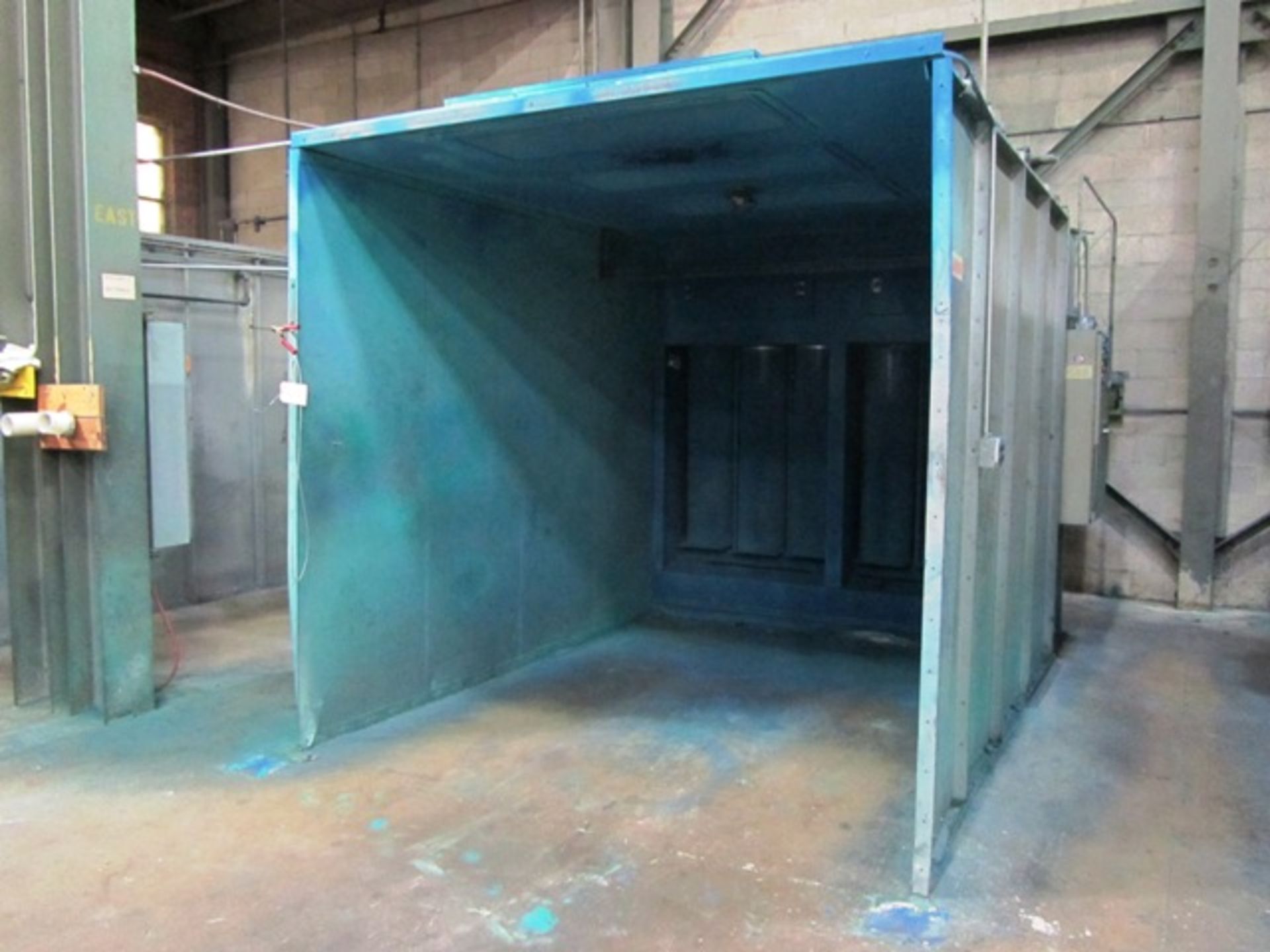 JBI Powder Coat Powder Spray Booth with Filters, 9'W x 10'D x 8'H