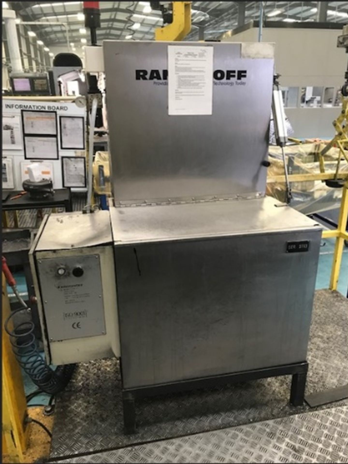 Ransohoff Stainless Steel Parts Washer, M/C# 1053, mfg.2005