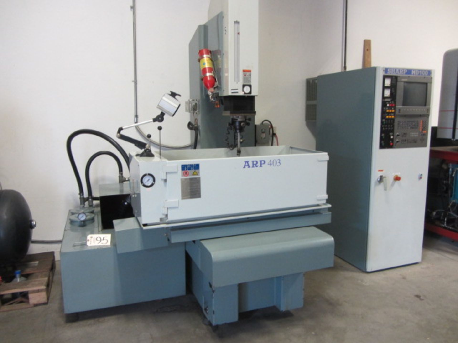 Sharp 403 Ram Type EDM with 16'' x 25'' Table, 3-Axis, Sharpe Heidenhain HD100 CNC Control with - Image 2 of 7