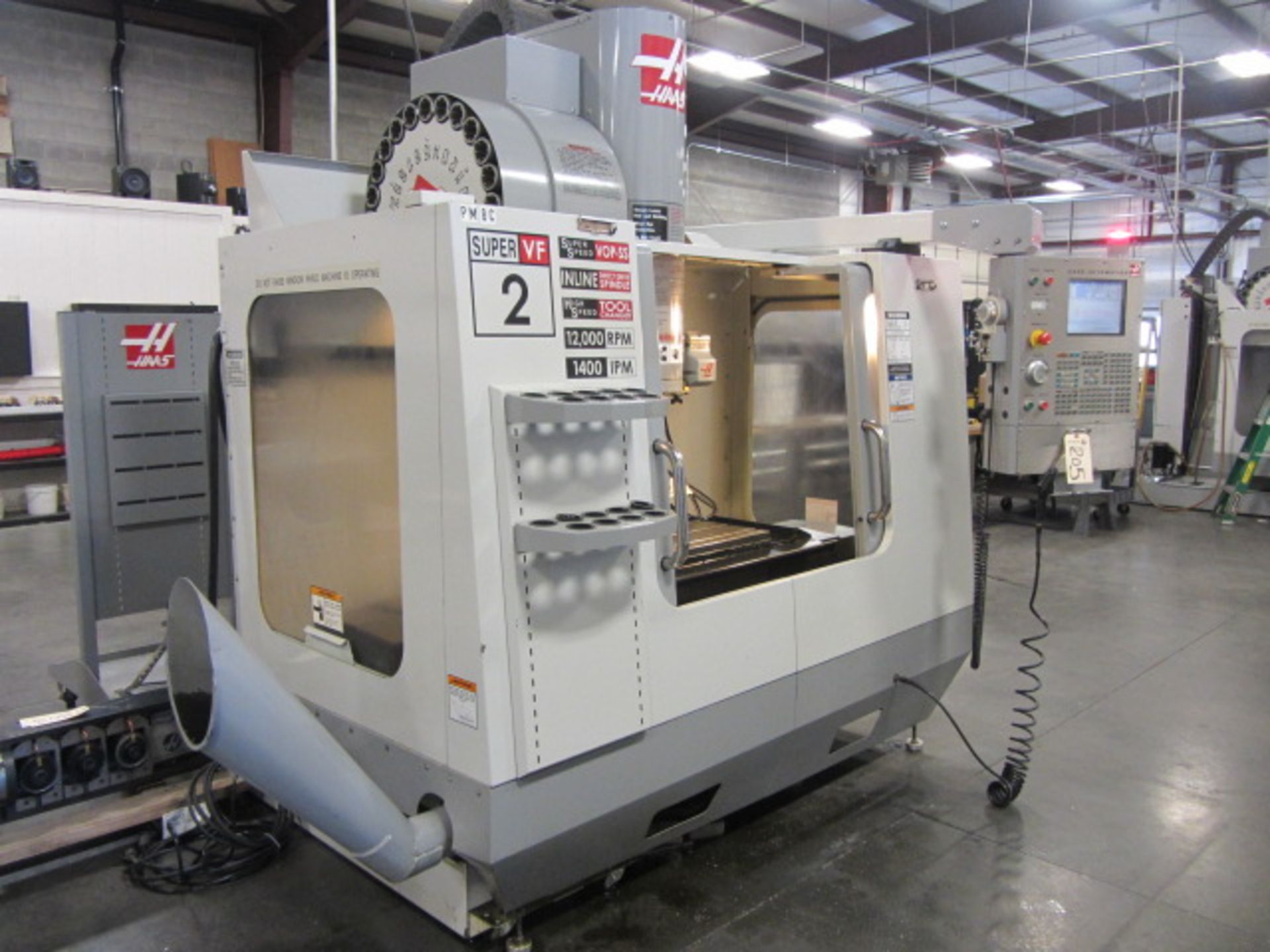 Haas VF2SS Super Speed 5-Axis CNC Vertical Machining Center with Intuitive Probing, 14'' x 36'' - Bild 4 aus 9