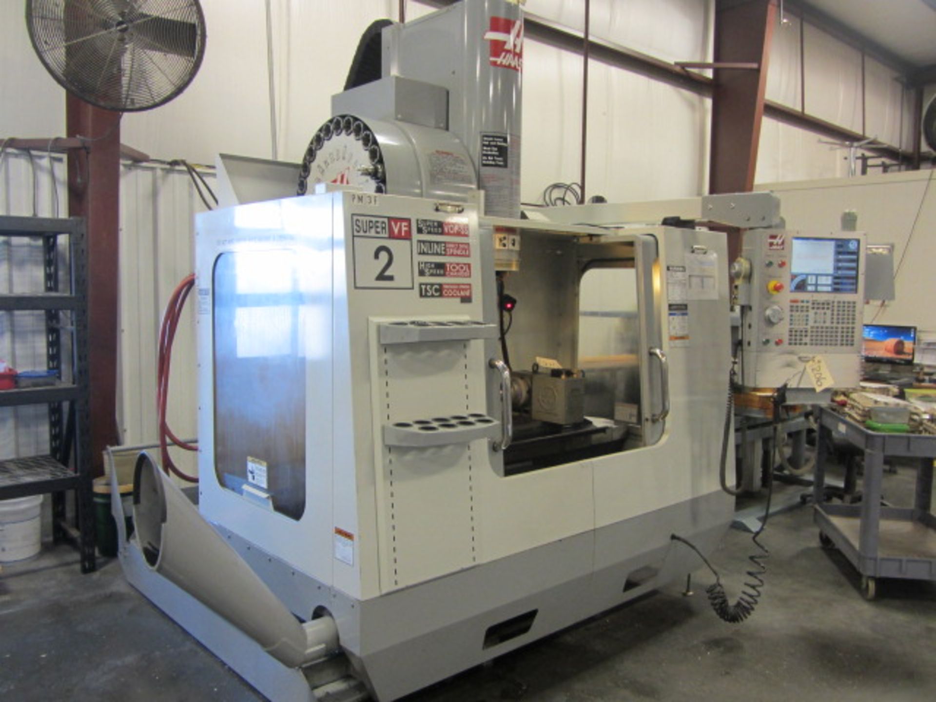 Haas VF2SS Super Speed 4-Axis CNC Vertical Machining Center with Intuitive Probing, 14'' x 36'' - Image 3 of 8
