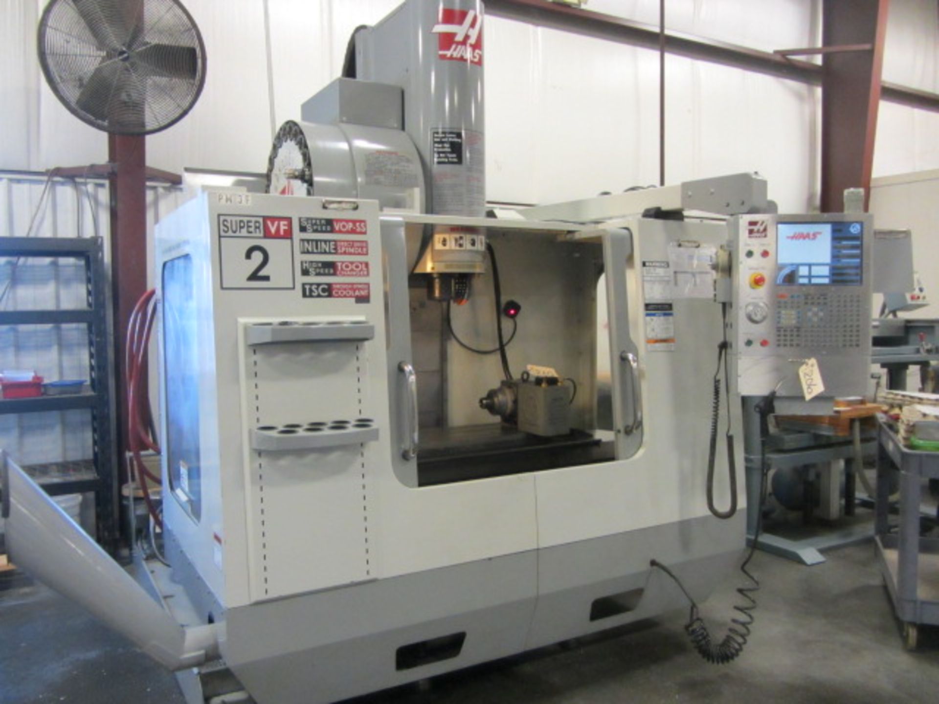 Haas VF2SS Super Speed 4-Axis CNC Vertical Machining Center with Intuitive Probing, 14'' x 36'' - Image 2 of 8