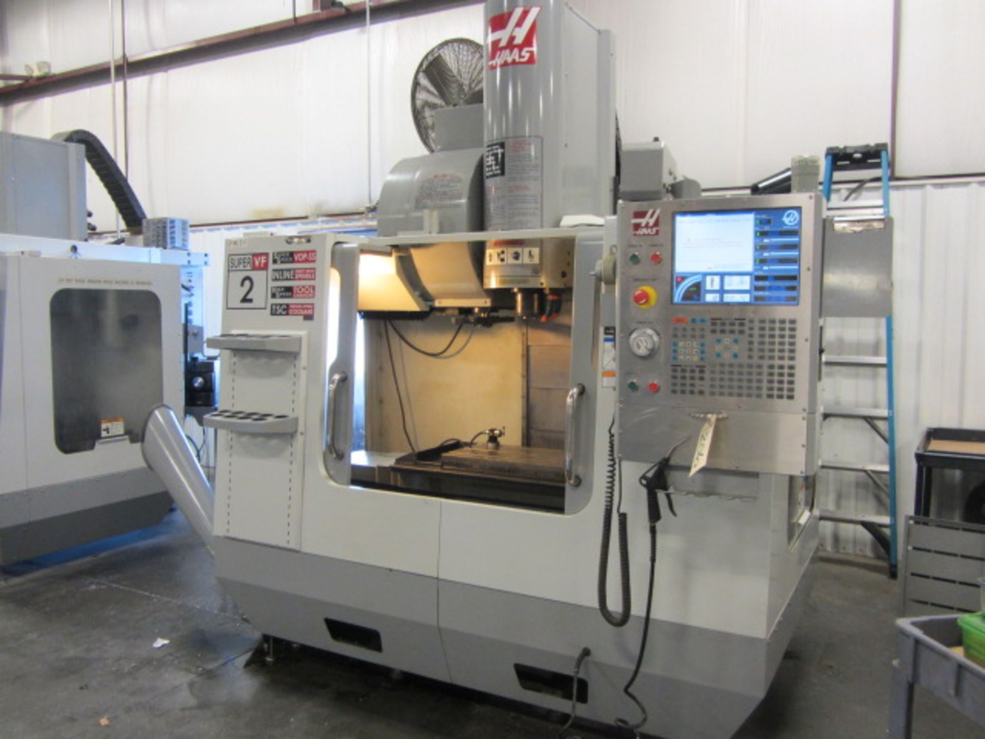 Haas VF2SS Super Speed 4-Axis CNC Vertical Machining Center with Intuitive Probing, 14'' x 36'' - Image 7 of 8