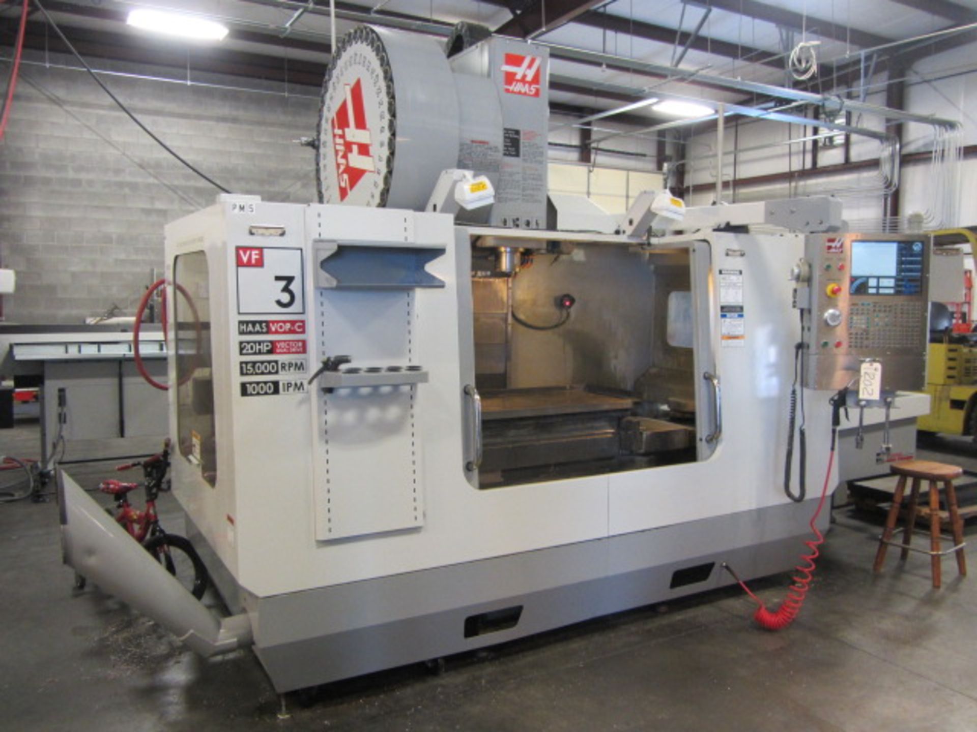 Haas VF3DAPC 4-Axis CNC Vertical Machining Center with Dual Pallet Changer, Intuitive Probing,