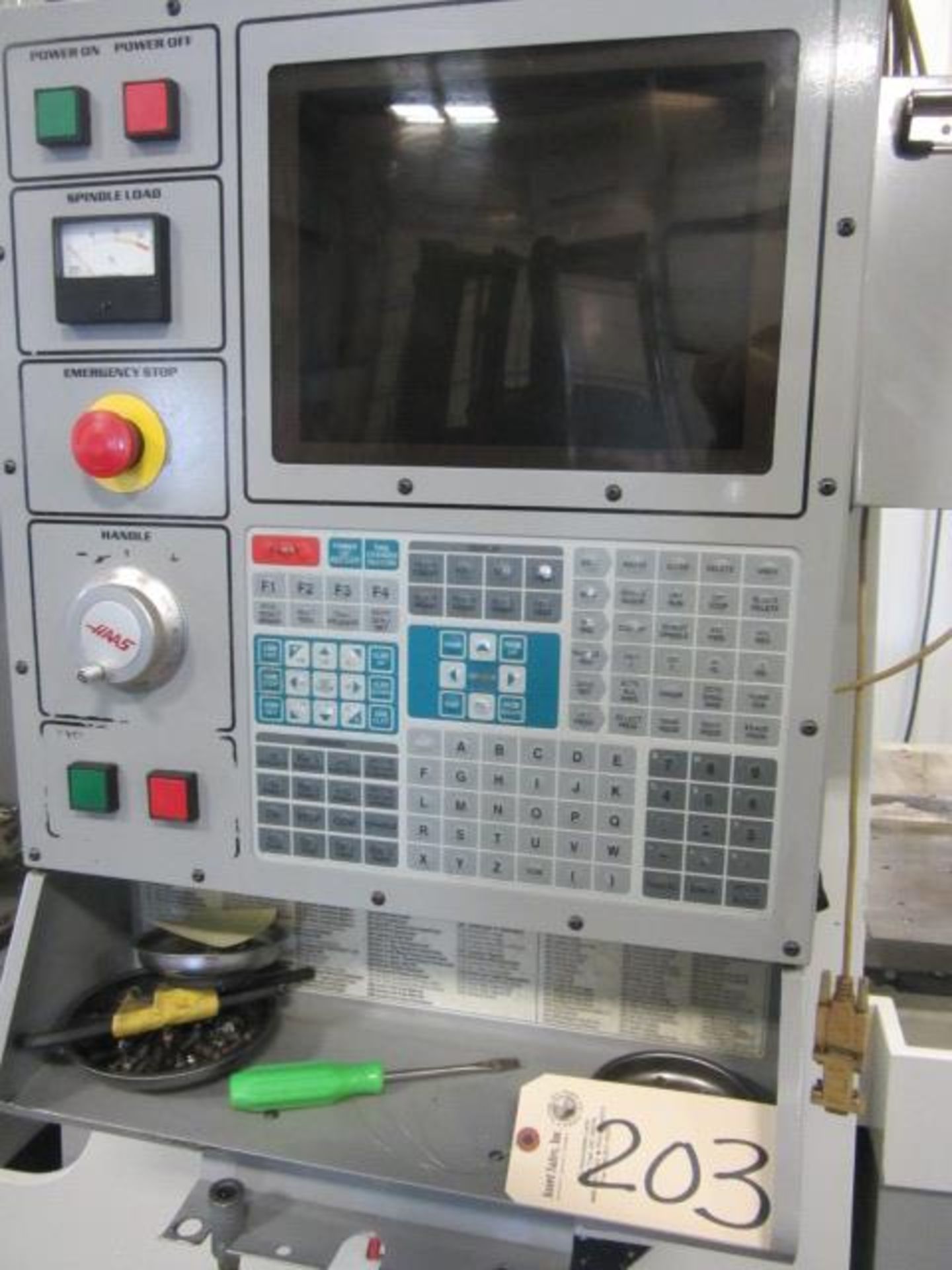 Haas VF3 4-Axis CNC Vertical Machining Center with Dual Pallet Changer, 16'' x 35'' Table, #40 Taper - Image 8 of 9