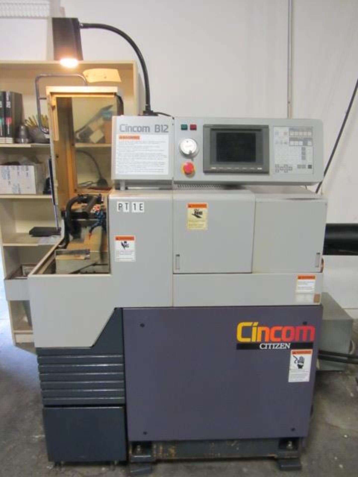 Citizen B12 CNC Swiss Screw Machine with LNS Barfeed, CNC Control, sn:Z2557 - Image 4 of 8