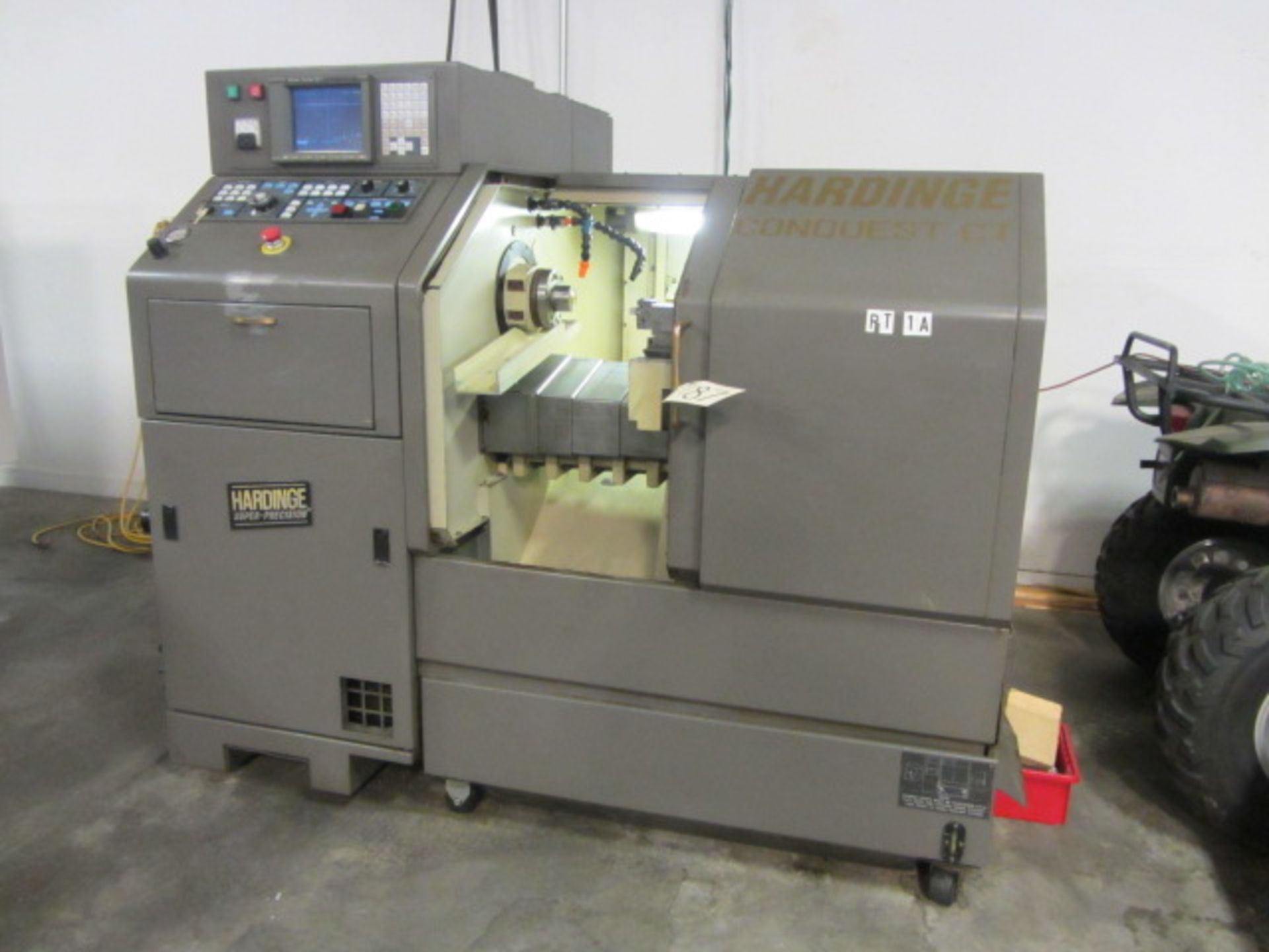 Hardinge Conquest CS-GT CNC Gang Turning Center with Fanuc 18-T CNC Control, sn:GT-783-B