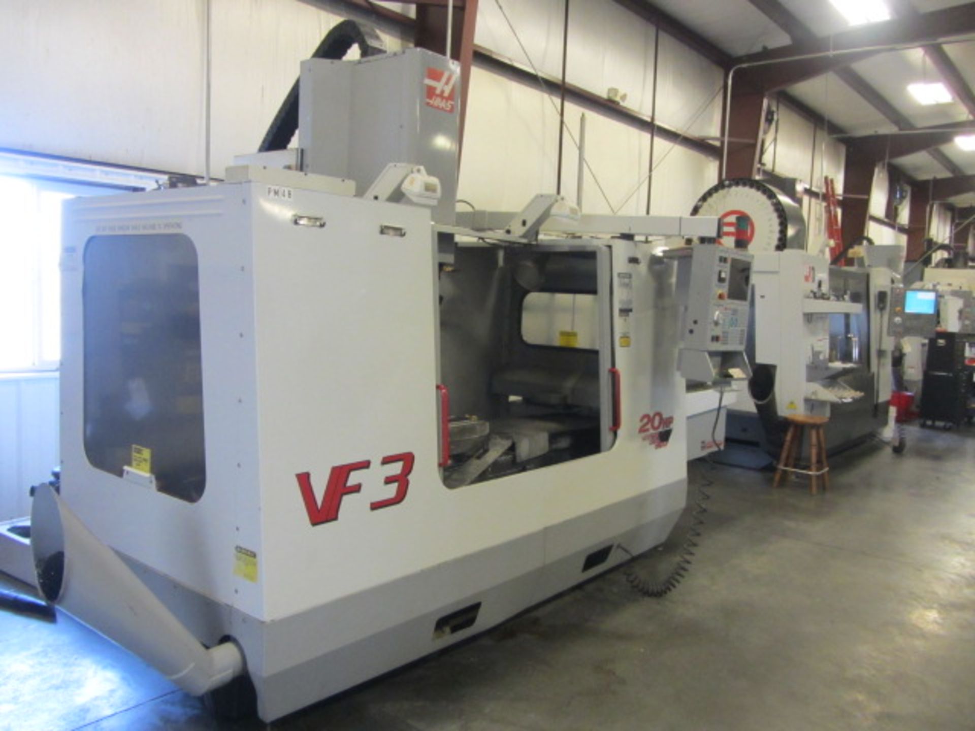 Haas VF3 4-Axis CNC Vertical Machining Center with Dual Pallet Changer, 16'' x 35'' Table, #40 Taper - Image 3 of 9