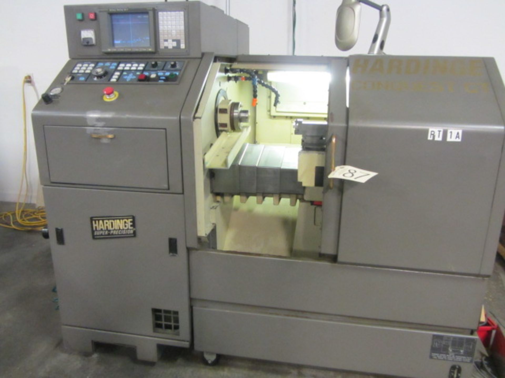 Hardinge Conquest CS-GT CNC Gang Turning Center with Fanuc 18-T CNC Control, sn:GT-783-B - Image 4 of 8