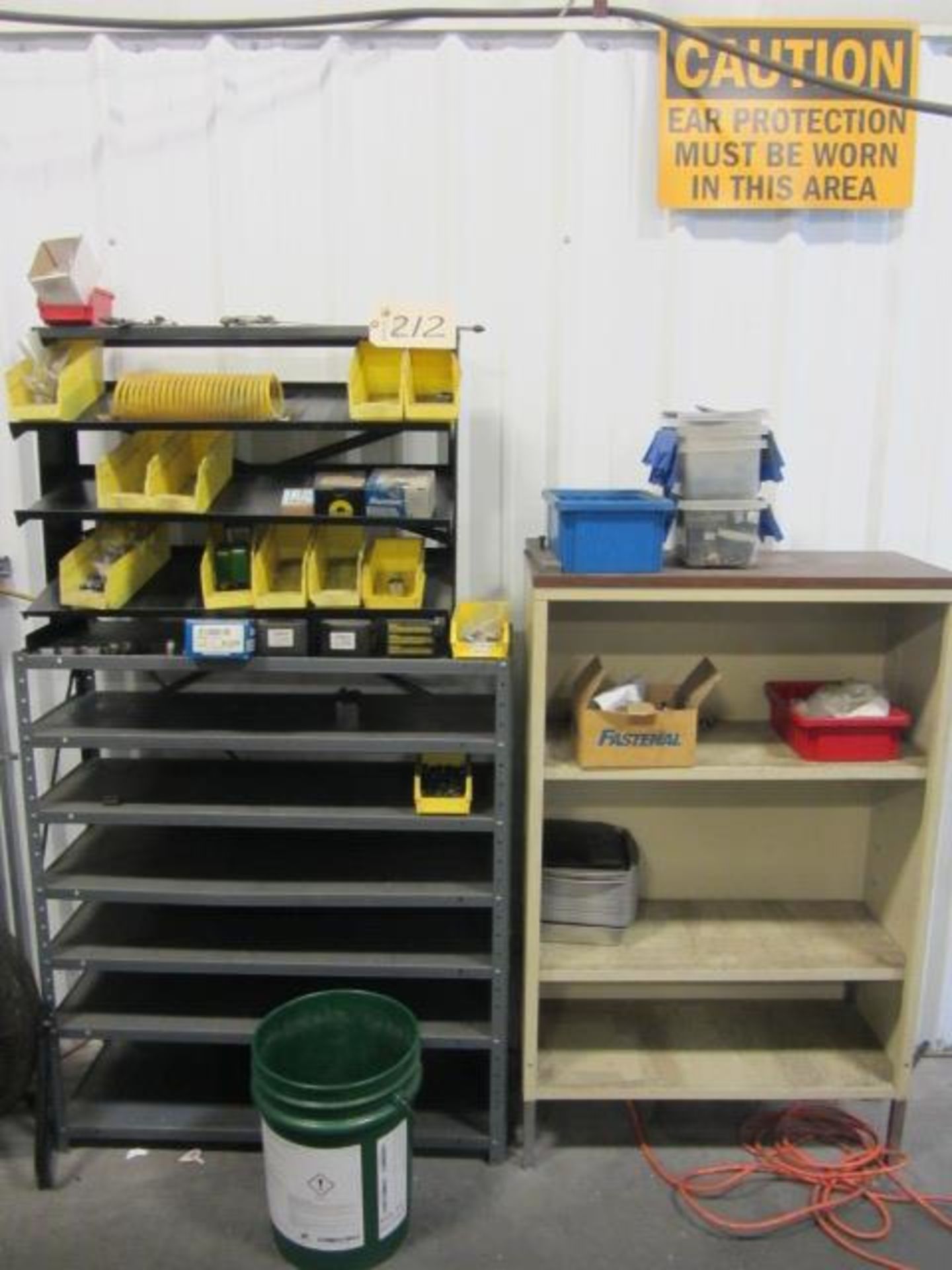 (2) Shelves & (3) Racks with Contents