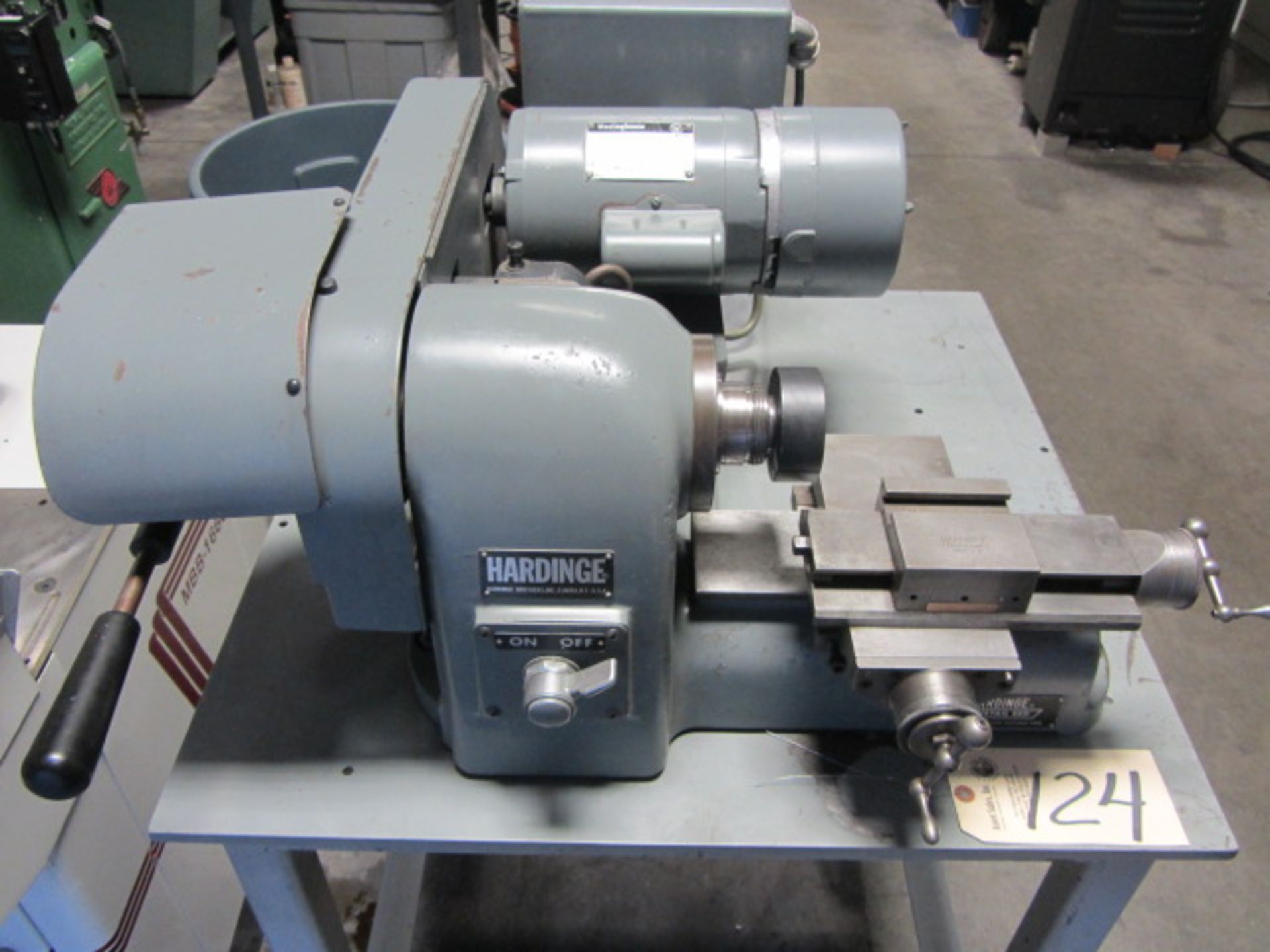 Hardinge HSL High Speed Lathe with Bench, Cross Slide, 5C Collet Closer, sn:HSL-5C-5790-T