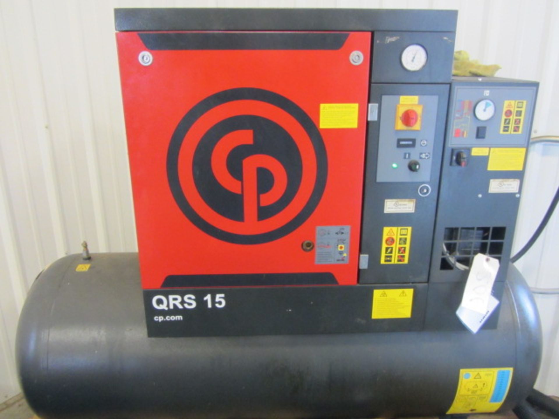 Chicago Pneumatic QRS15 15HP Rotary Screw Air Compressor, sn:CAI769182 **no removal until notified