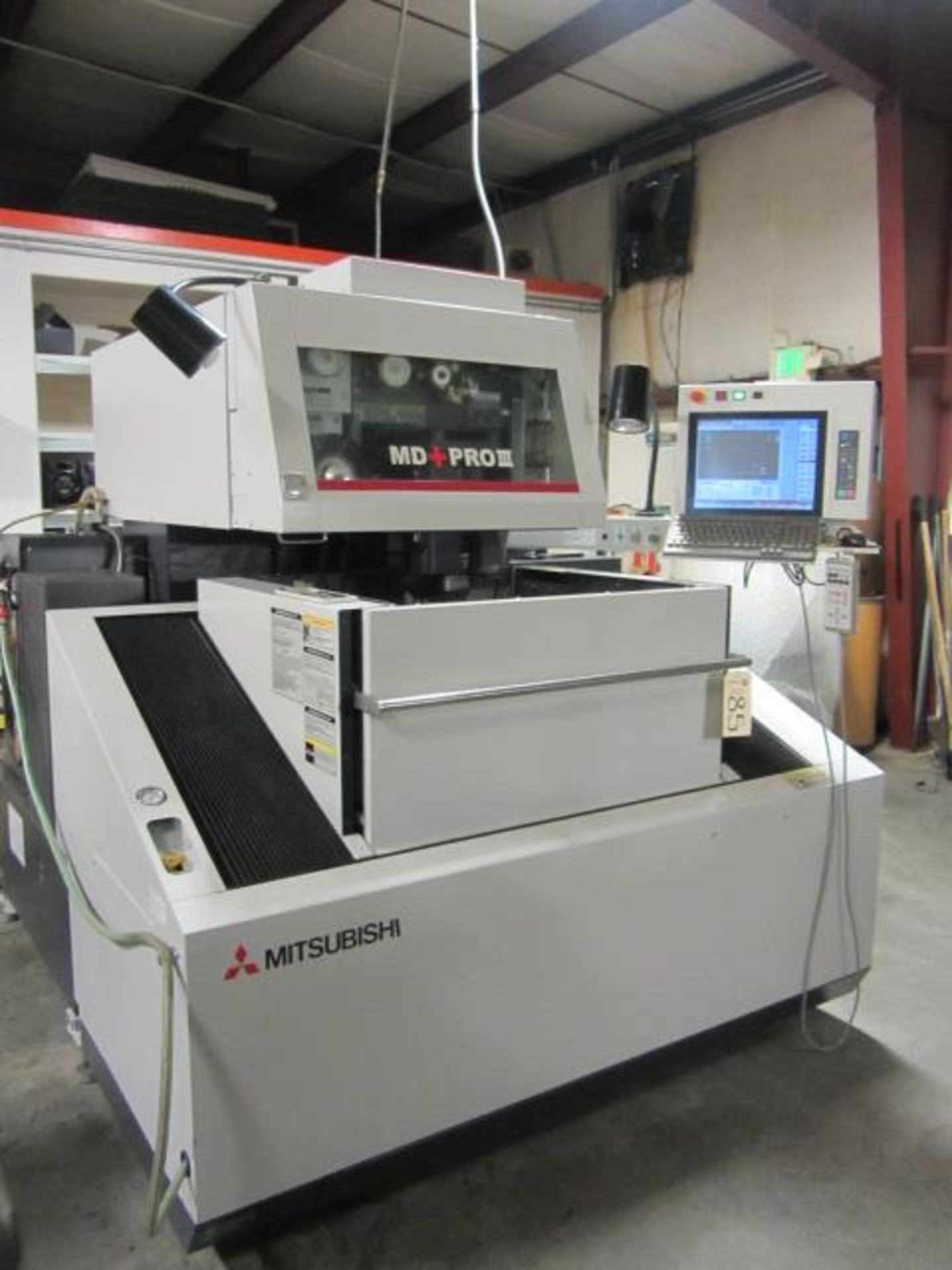 Mitsubishi MD PRO III CNC Wire EDM Machine with 16'' x 16'' x 8'' Travels, Auto-Threading,