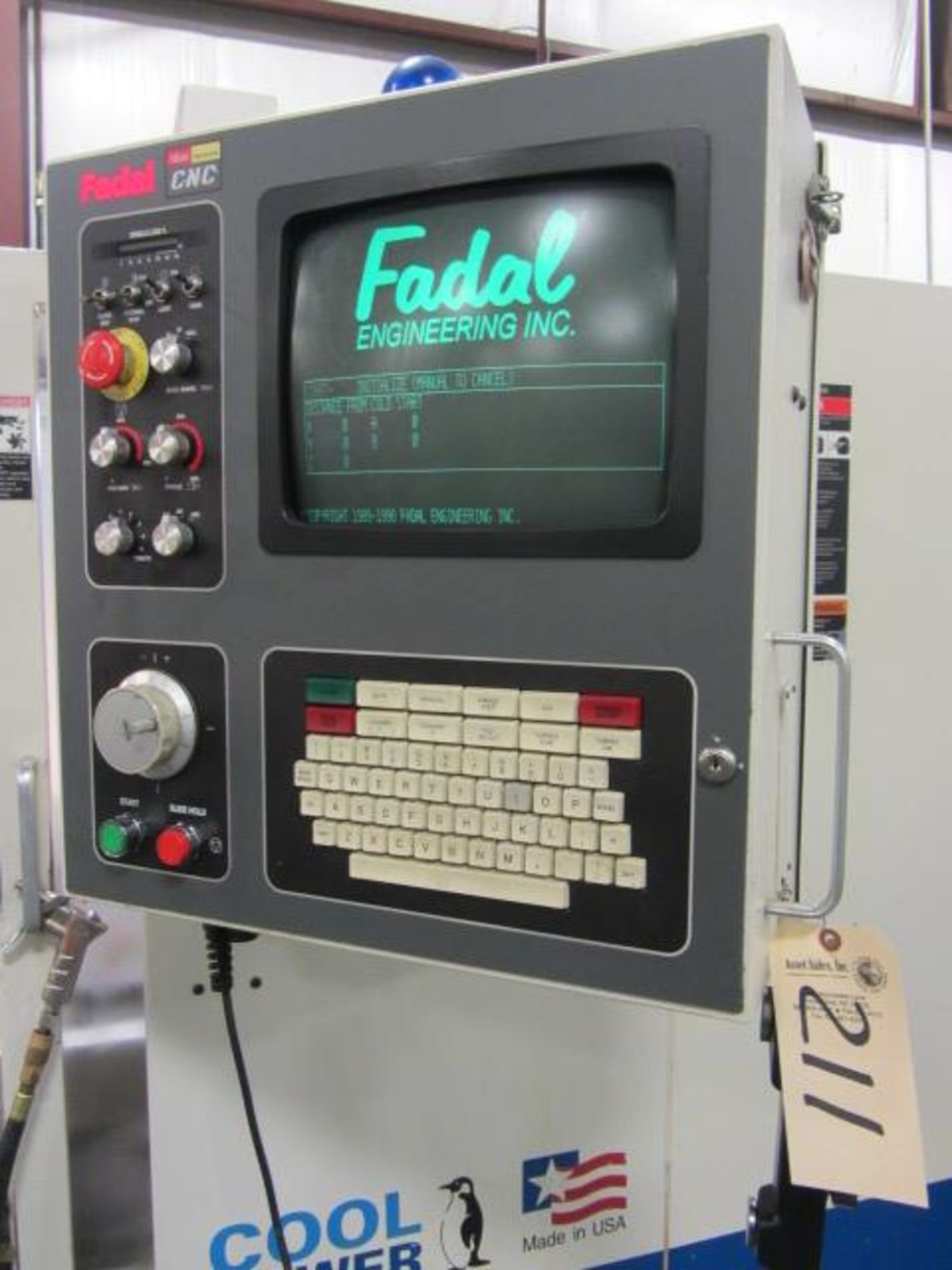 Fadal 6030 CNC Vertical Machining Center with 30'' x 57'' Table, #40 Taper Spindle Speeds to 10, - Image 5 of 8