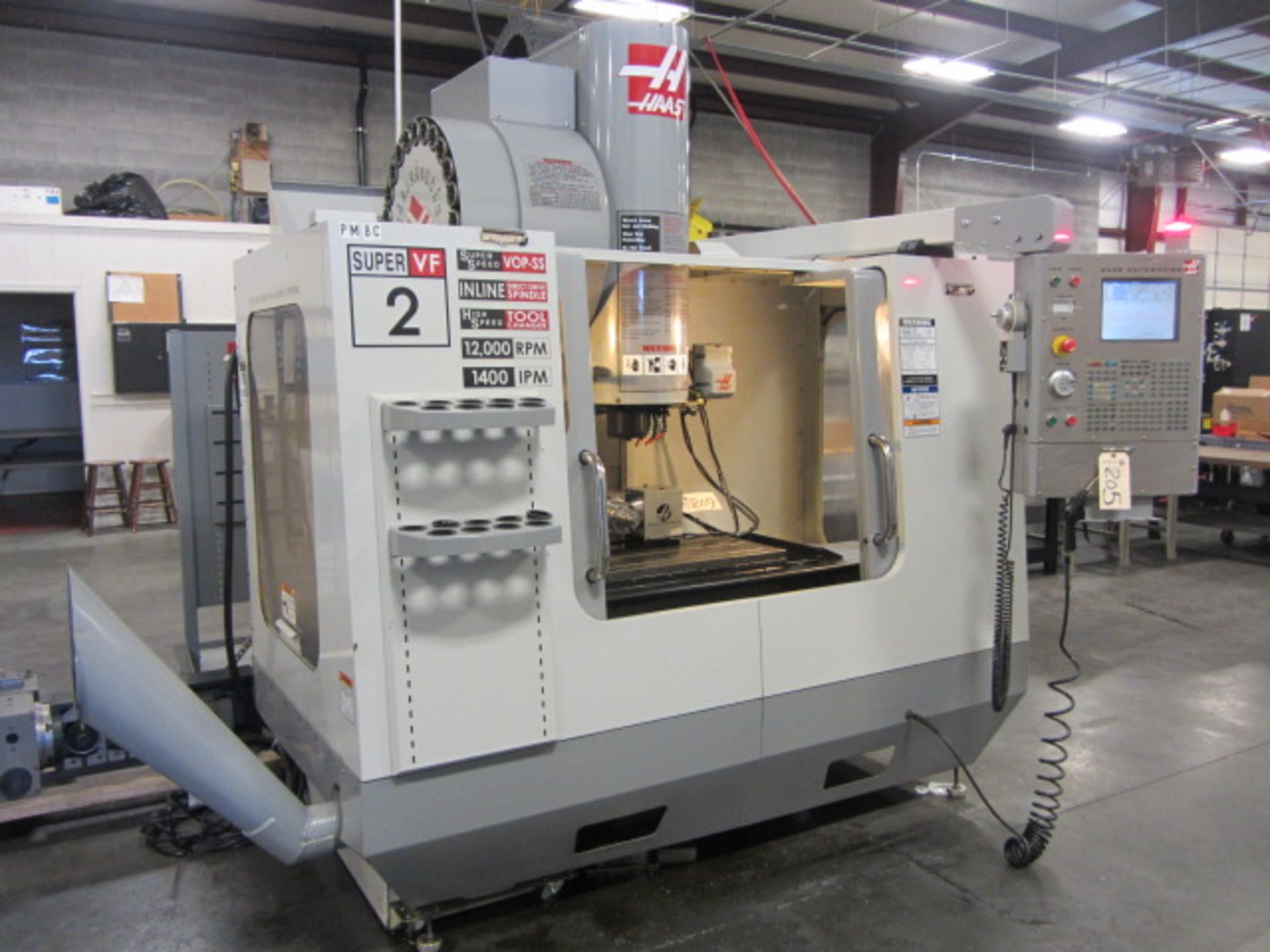 Haas VF2SS Super Speed 5-Axis CNC Vertical Machining Center with Intuitive Probing, 14'' x 36'' - Bild 3 aus 9