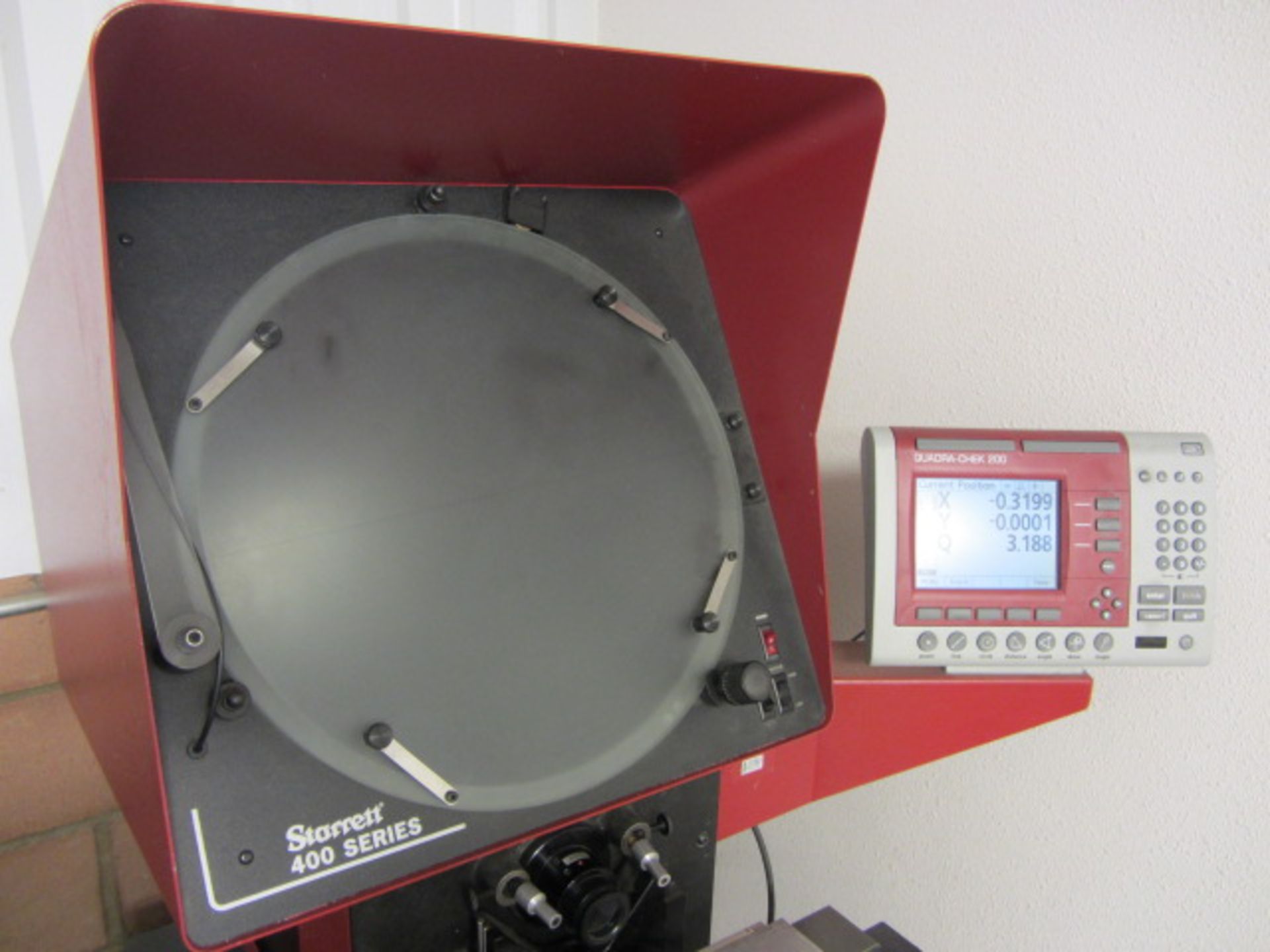 Starrett 400 Series Optical Comparator with Quadra-Chek 200 Controls, sn:5461L - Image 3 of 7