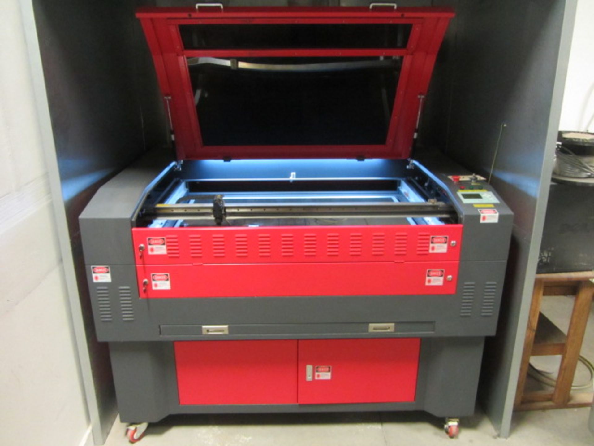 Turnkey Laser Systems Model TLK-1290-80 80-Watt Programmable Laser Cutter / Engraver with 34” x