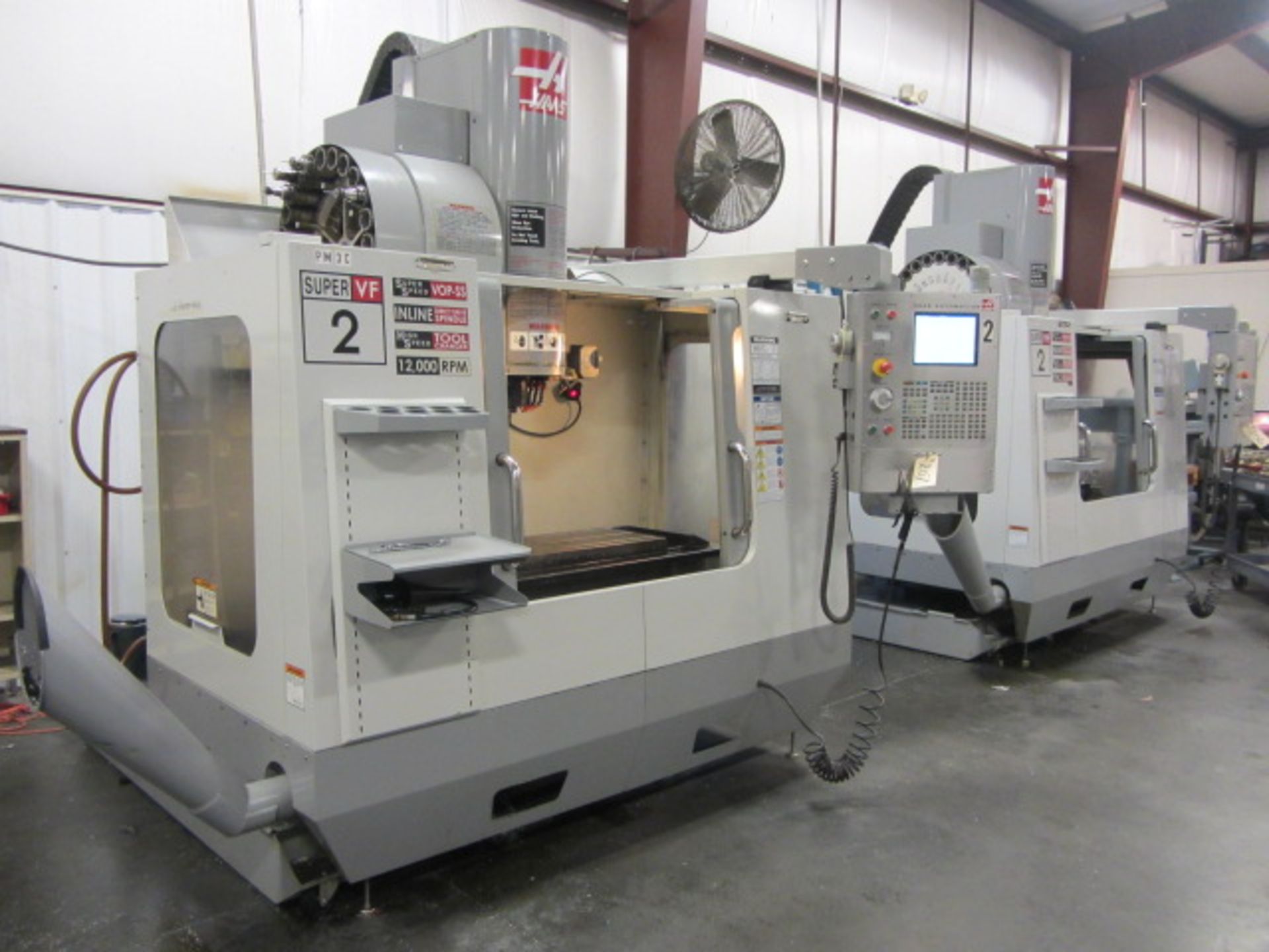 Haas VF2SS Super Speed 4-Axis CNC Vertical Machining Center with Intuitive Probing, 14'' x 36'' - Image 3 of 8