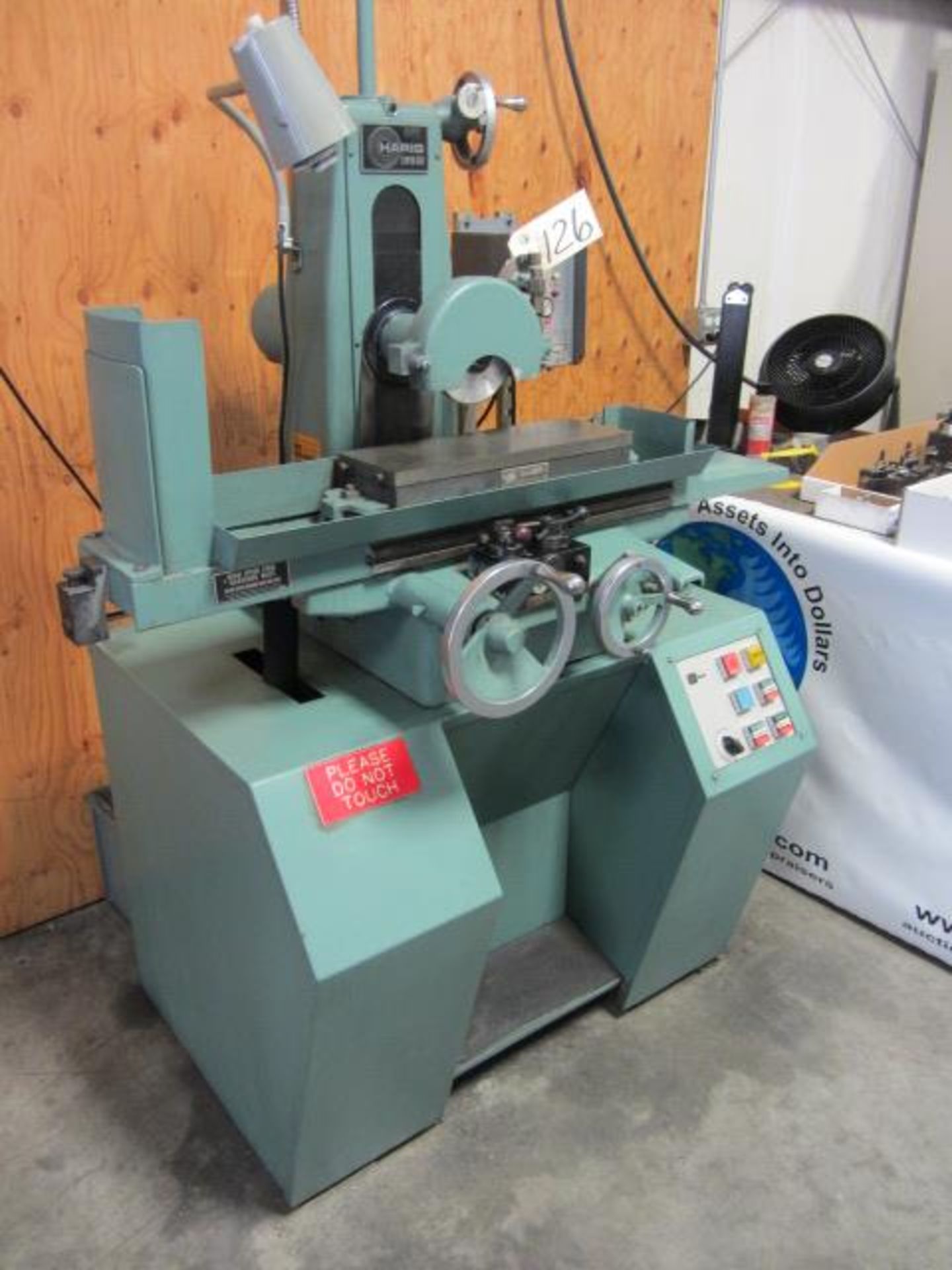 Harig Super 618 Hand Feed Surface Grinder with Variable Power Electro-Magnetic Chuck, Work Light, - Image 7 of 7