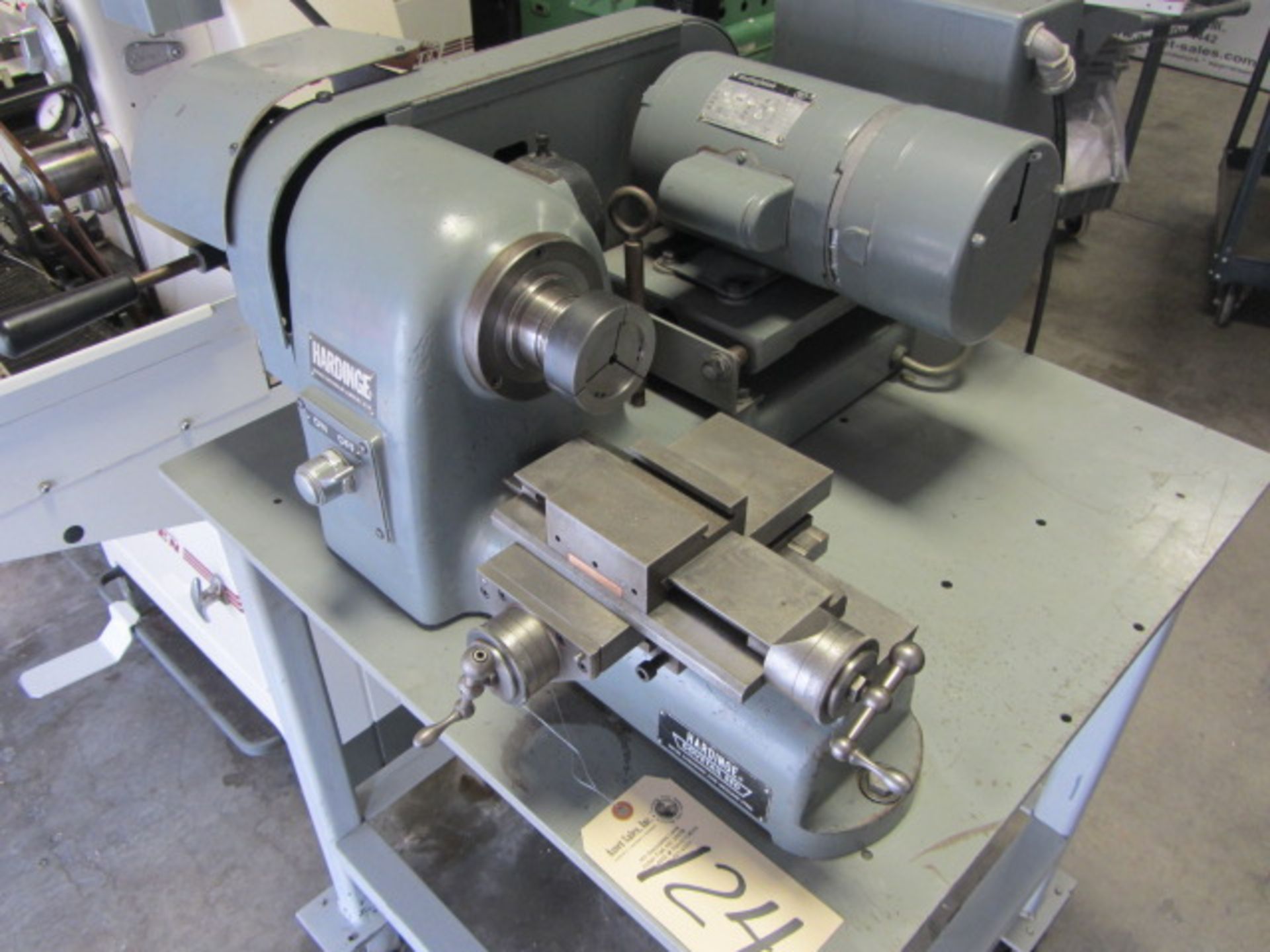 Hardinge HSL High Speed Lathe with Bench, Cross Slide, 5C Collet Closer, sn:HSL-5C-5790-T - Image 2 of 5