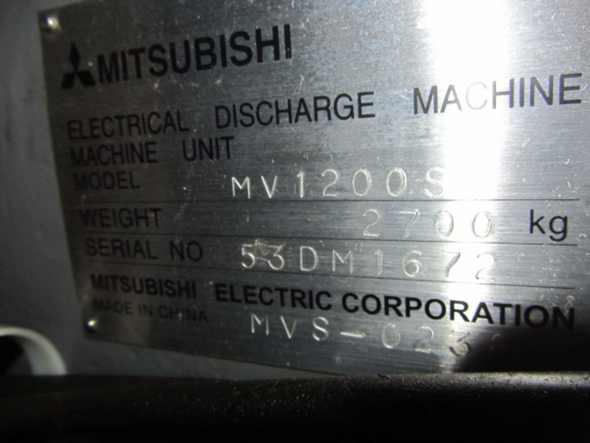 Mitsubishi MD PRO III CNC Wire EDM Machine with 16'' x 16'' x 8'' Travels, Auto-Threading, - Image 9 of 9